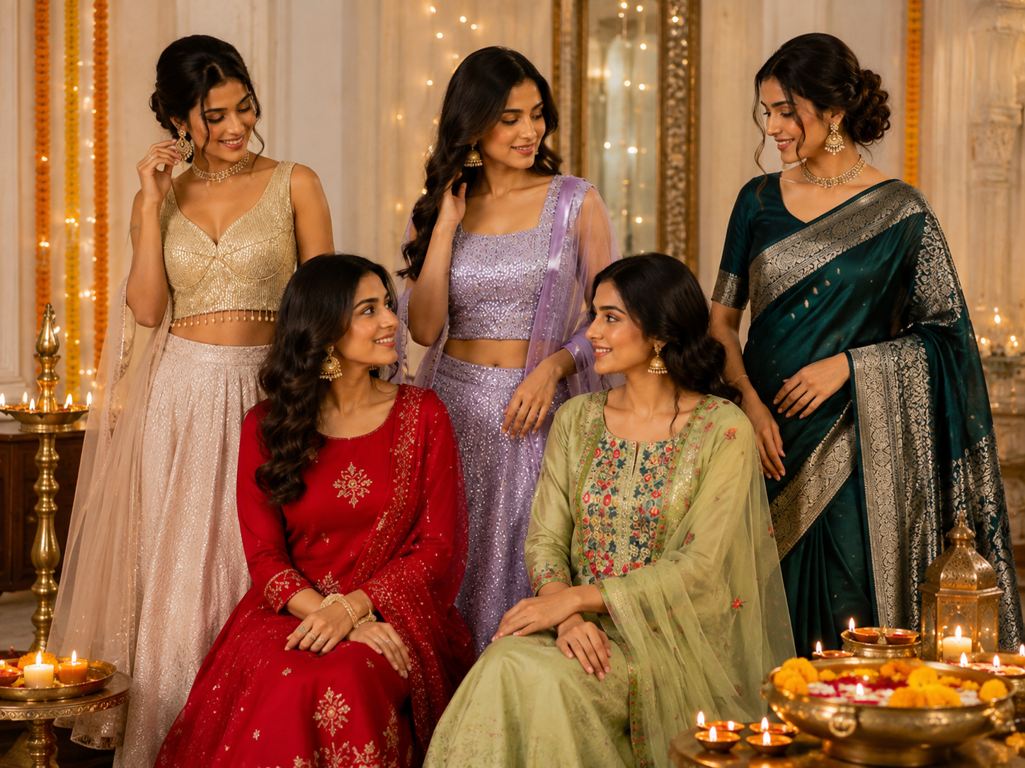 Diwali Outfit Ideas 2026: Sarees, Suits & Lehengas for Every Budget