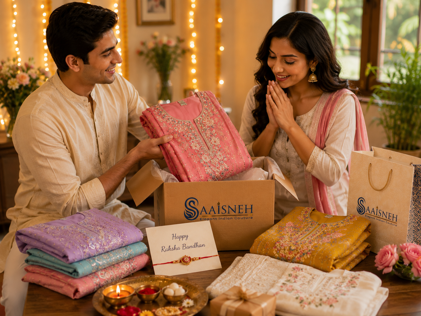 Raksha Bandhan Gifts Under $100: Sarees, Kurtis & More