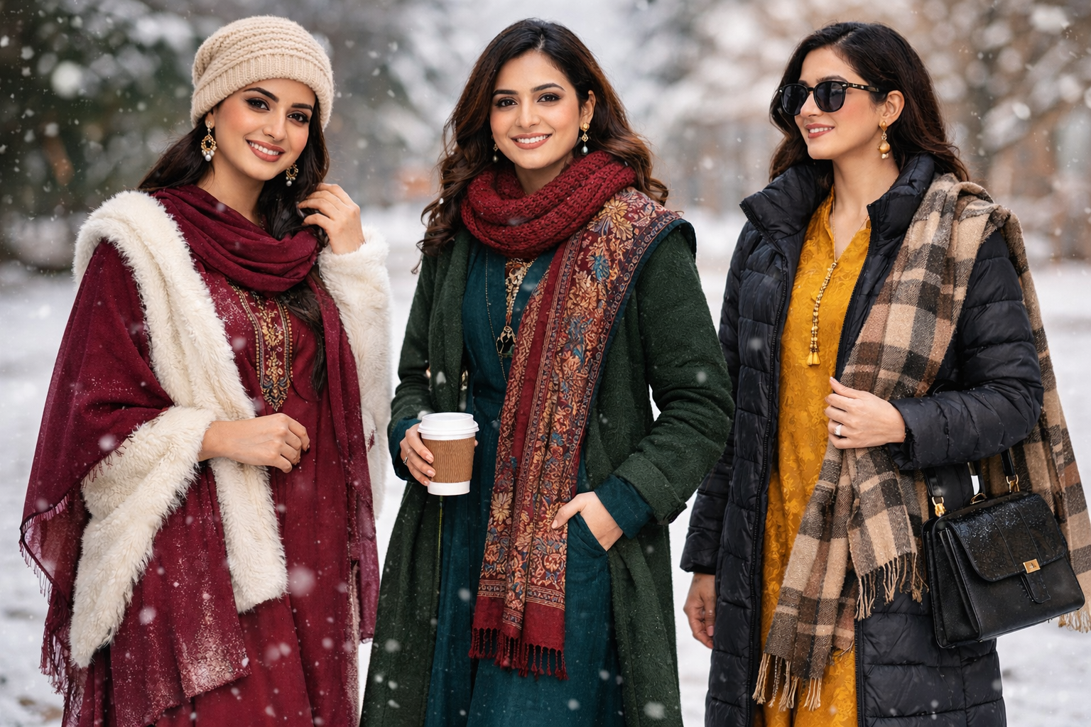 What to Wear on Salwar Suits in Winter