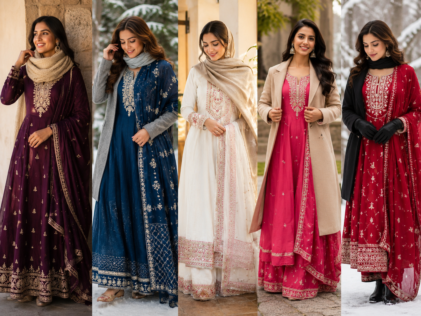 How to Style Anarkali Suits in Winters?