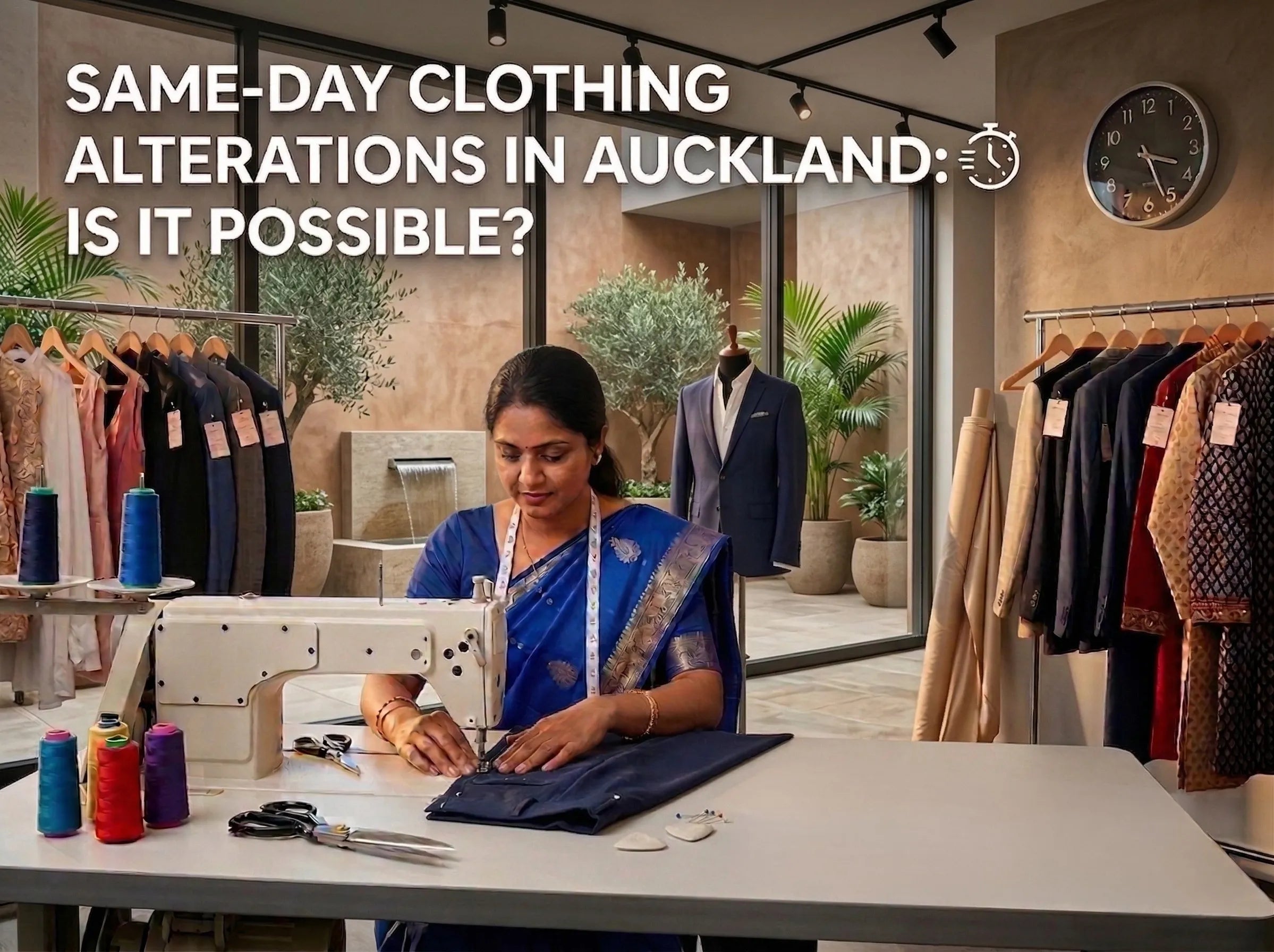 Same-Day Clothing Alterations in Auckland: Is It Possible?