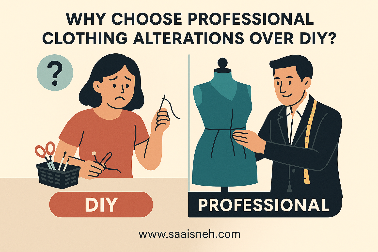 Why Choose Professional Clothing Alterations Over DIY?