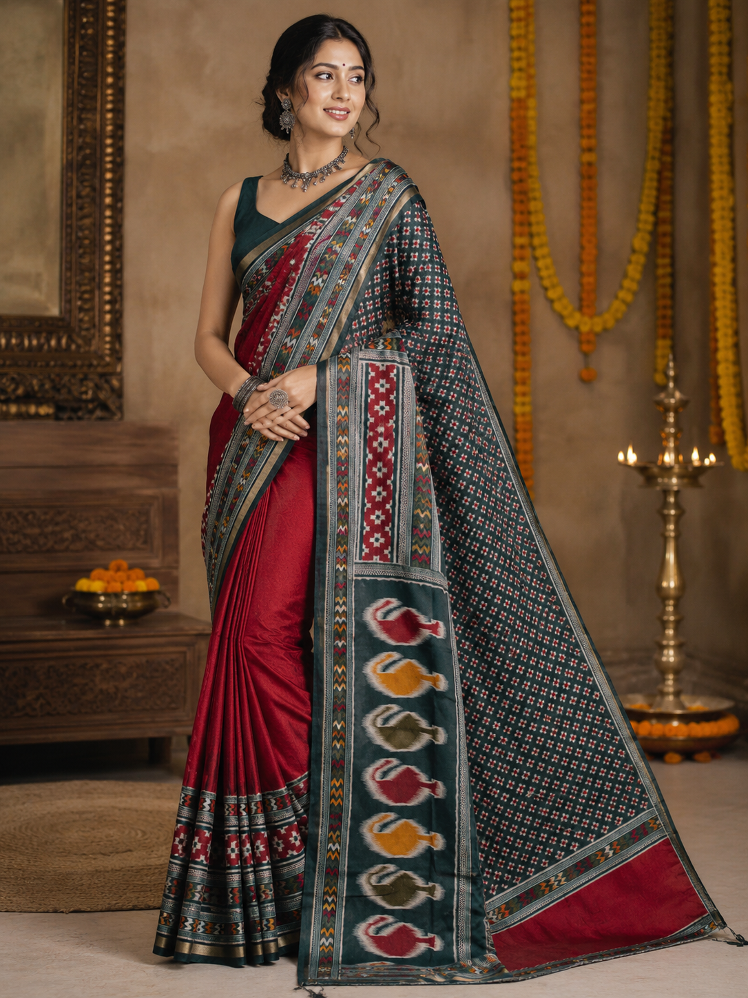 Karuna - Printed Saree