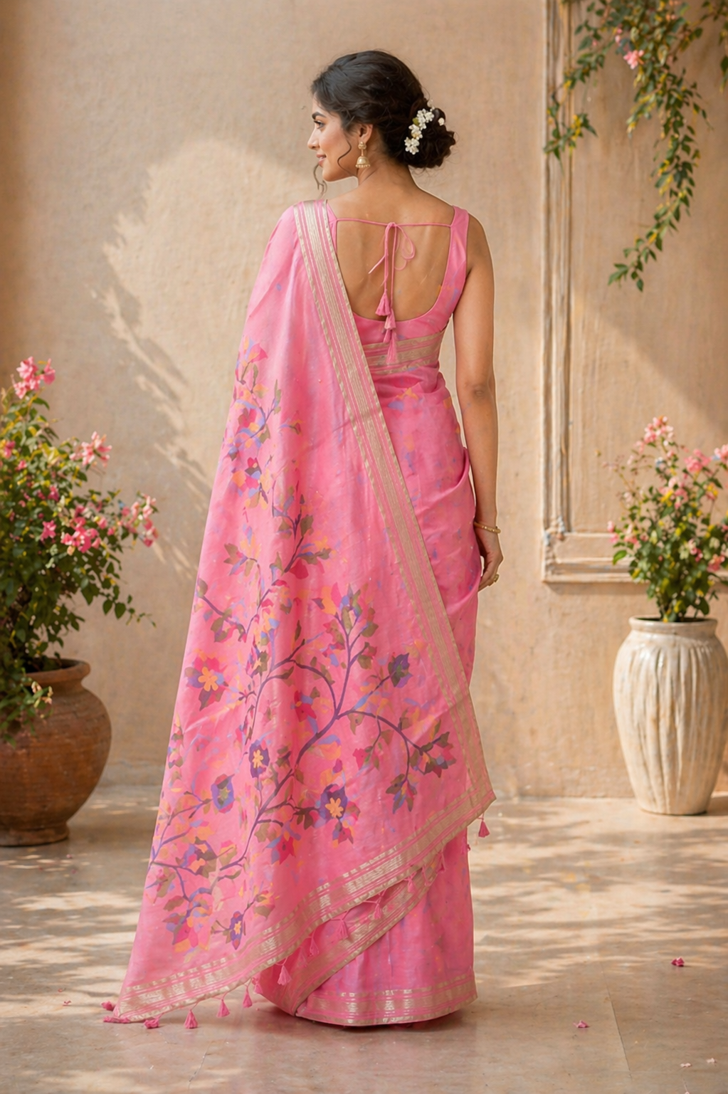 Suhani - Blend Linen Cotton Saree