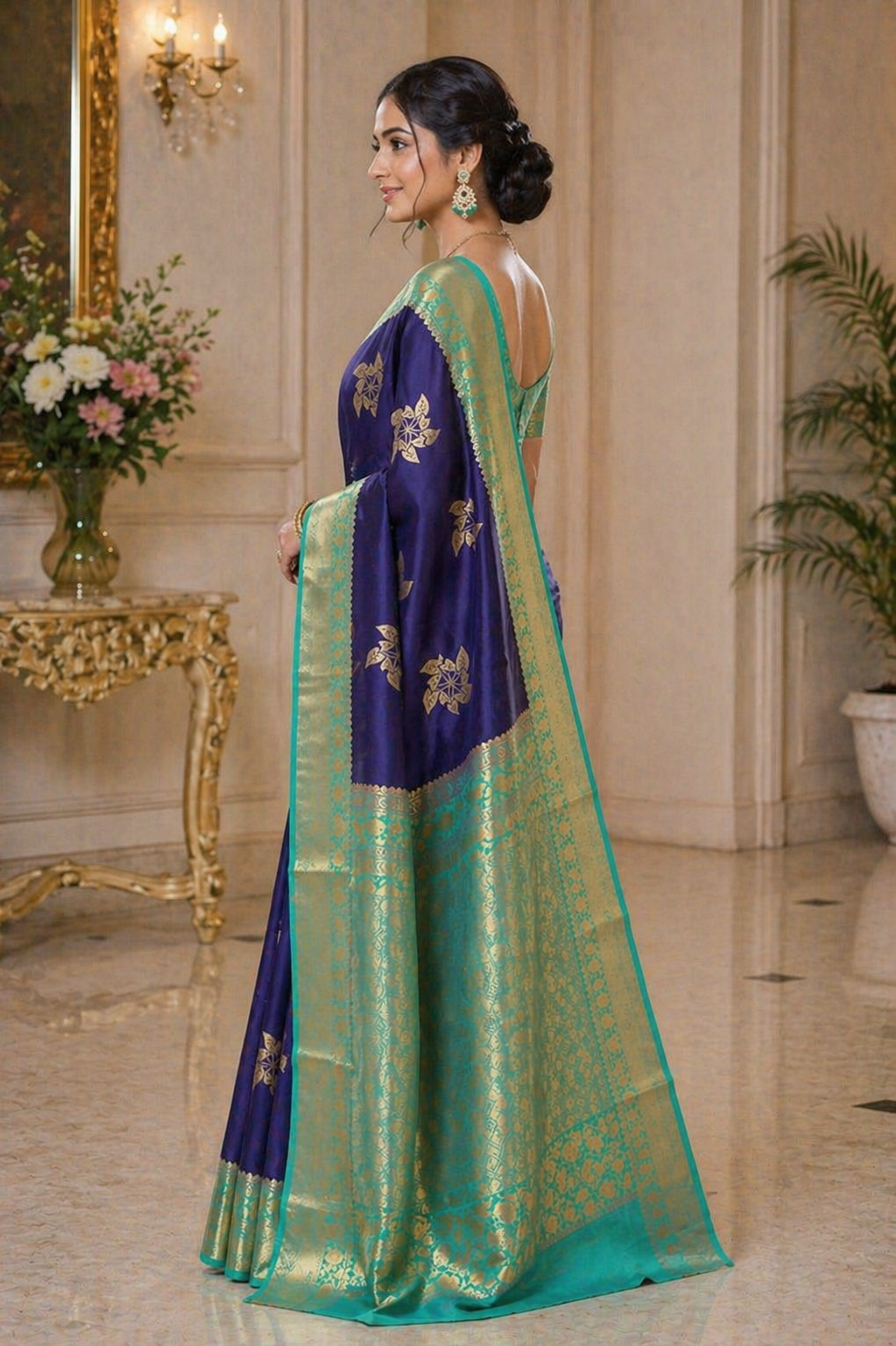 Rajeshwari - Pure silk Kanchi Pattu Saree