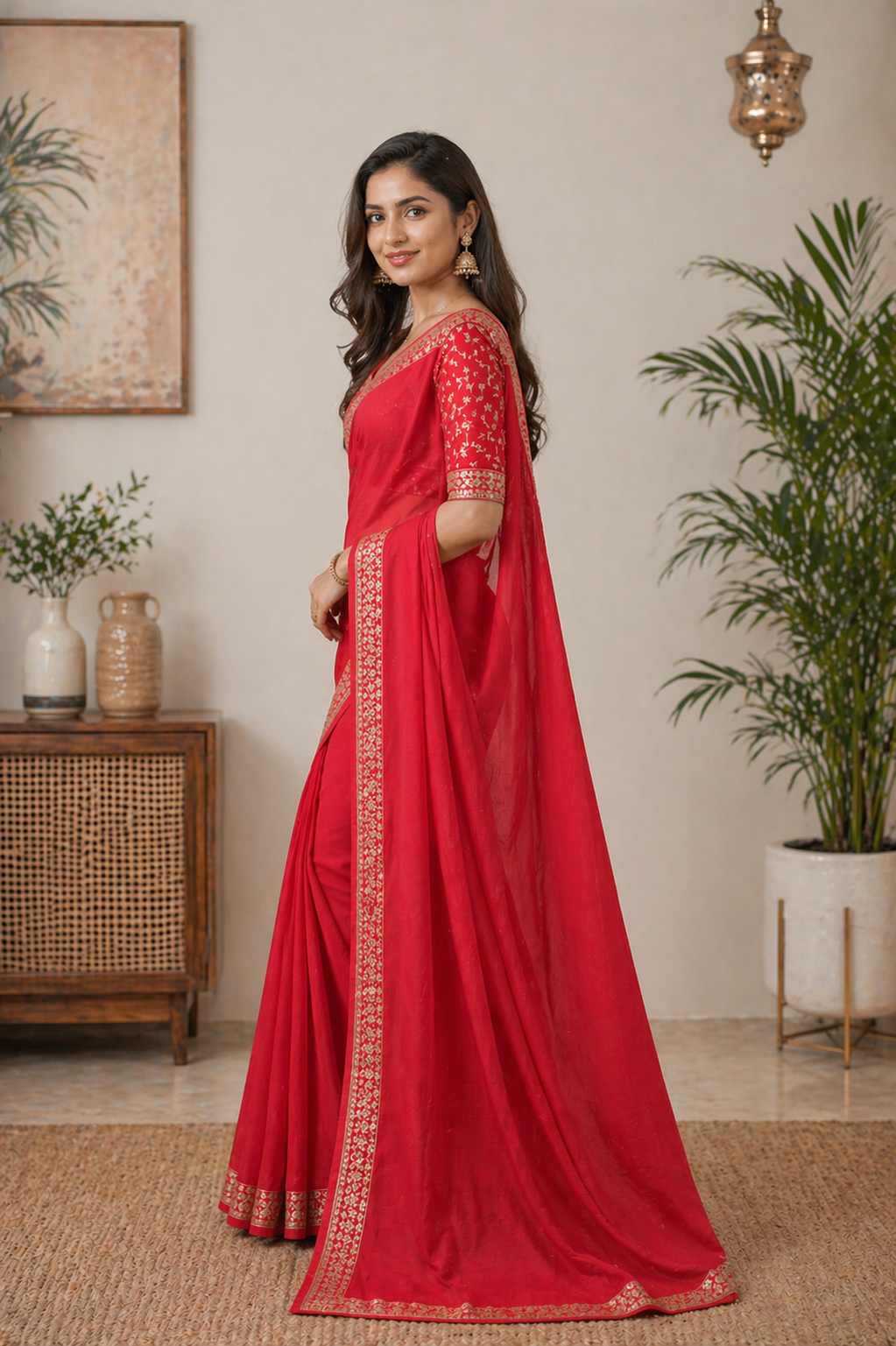 Ahana - Embroidered Saree