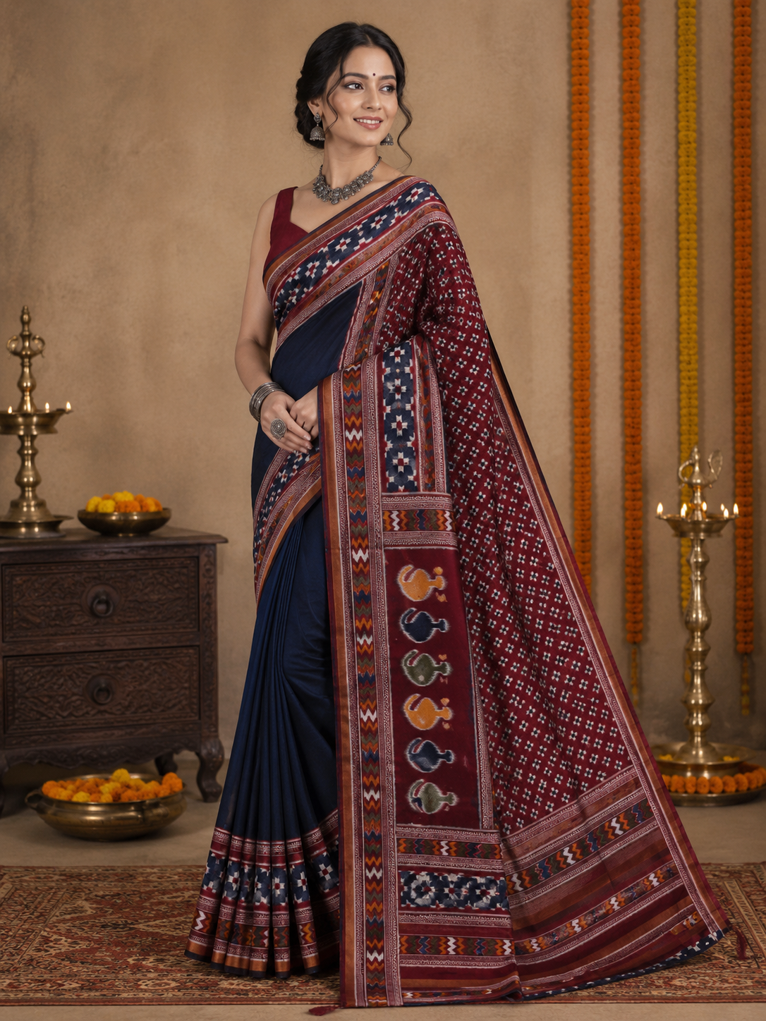 Karuna - Printed Saree