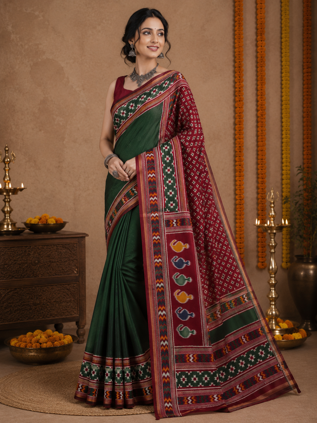 Karuna - Printed Saree