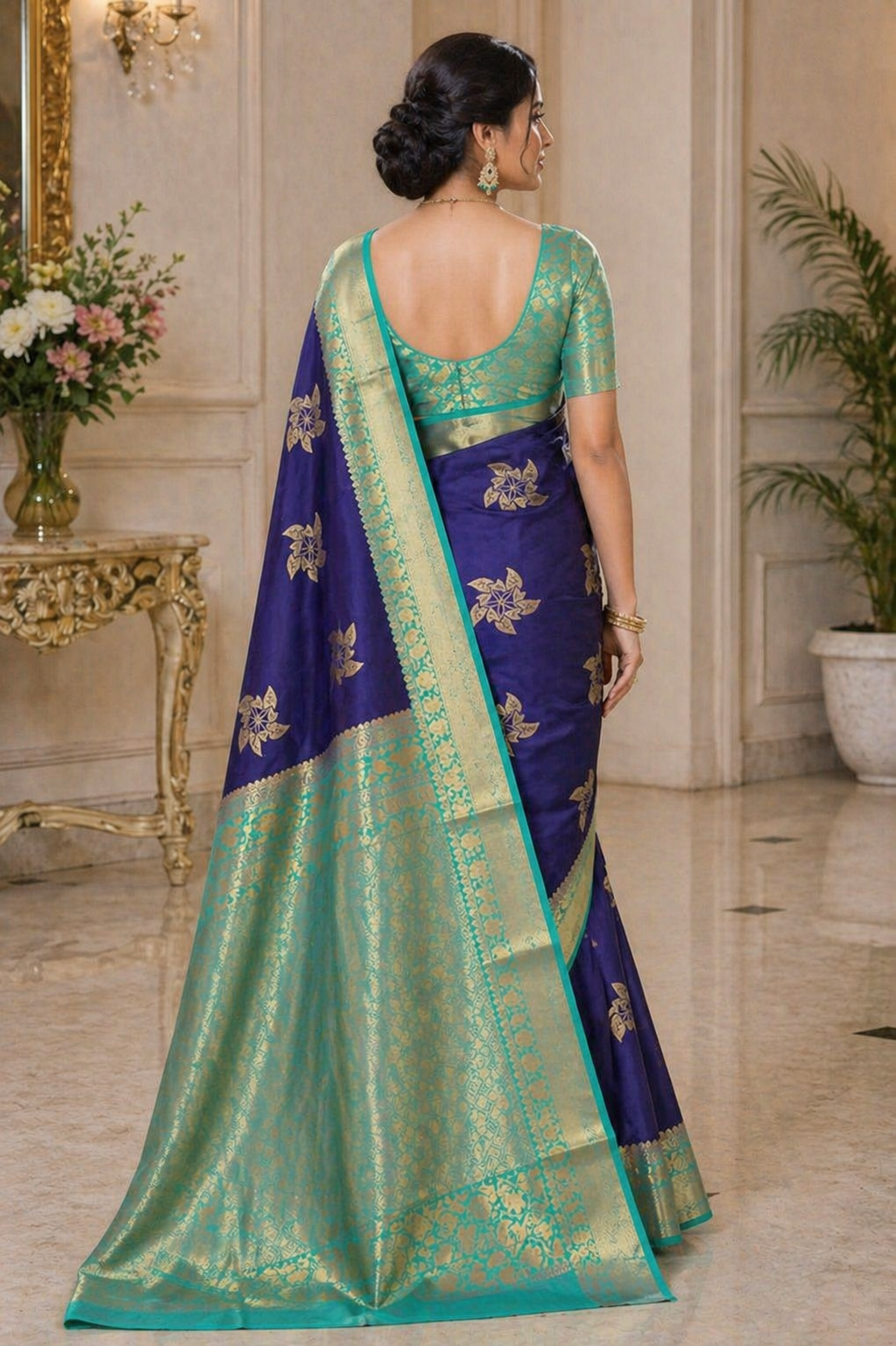 Rajeshwari - Pure silk Kanchi Pattu Saree