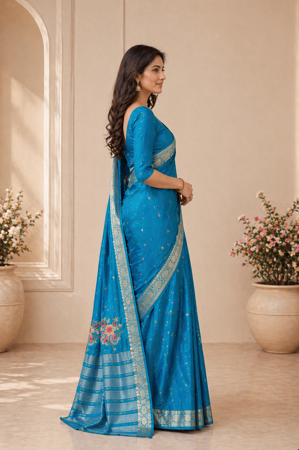 Madhu - Embroidered Saree