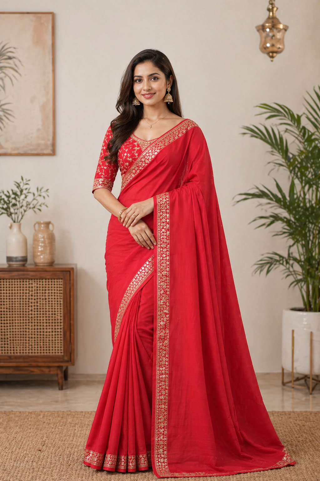 Ahana - Embroidered Saree