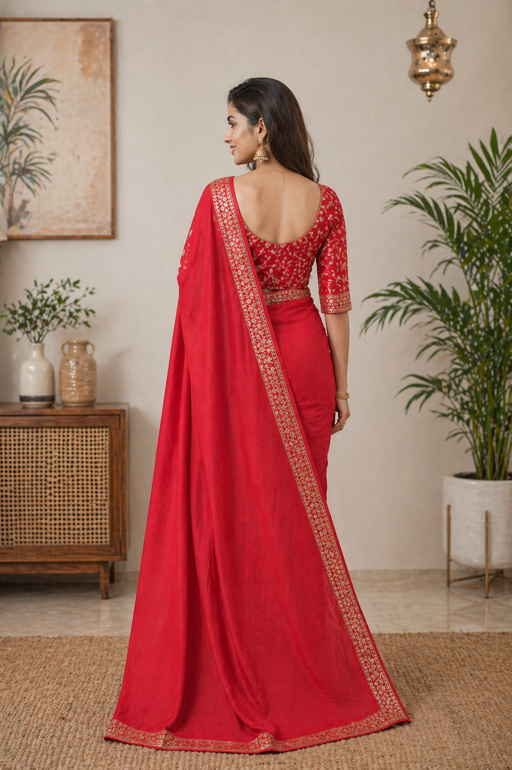 Ahana - Embroidered Saree