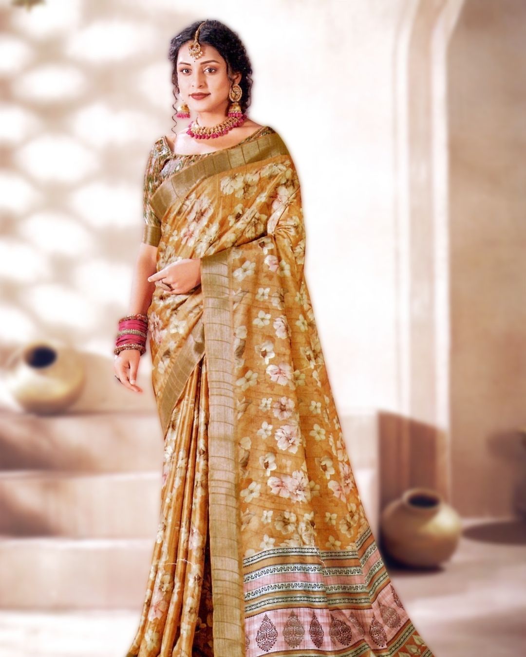 Aaradhya - Printed Saree