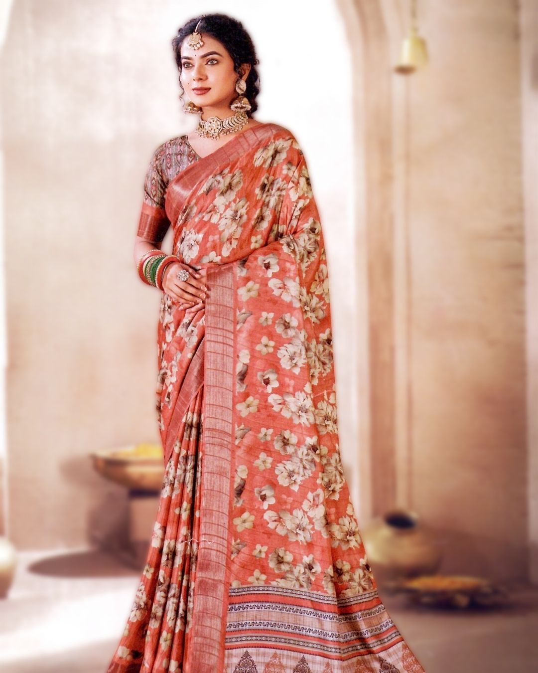 Aaradhya - Printed Saree