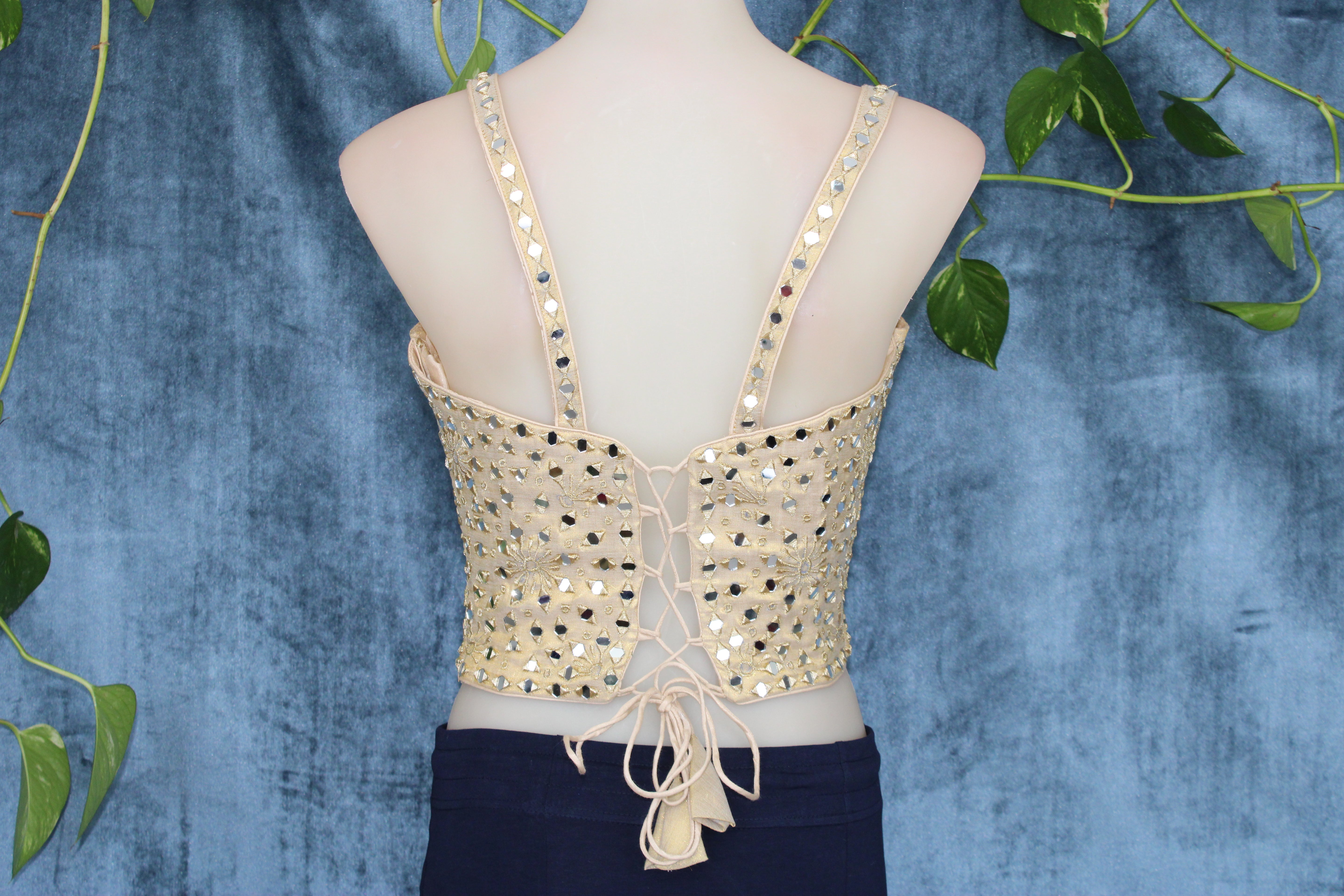 Alpana - Mirror Work Embroidery Blouse