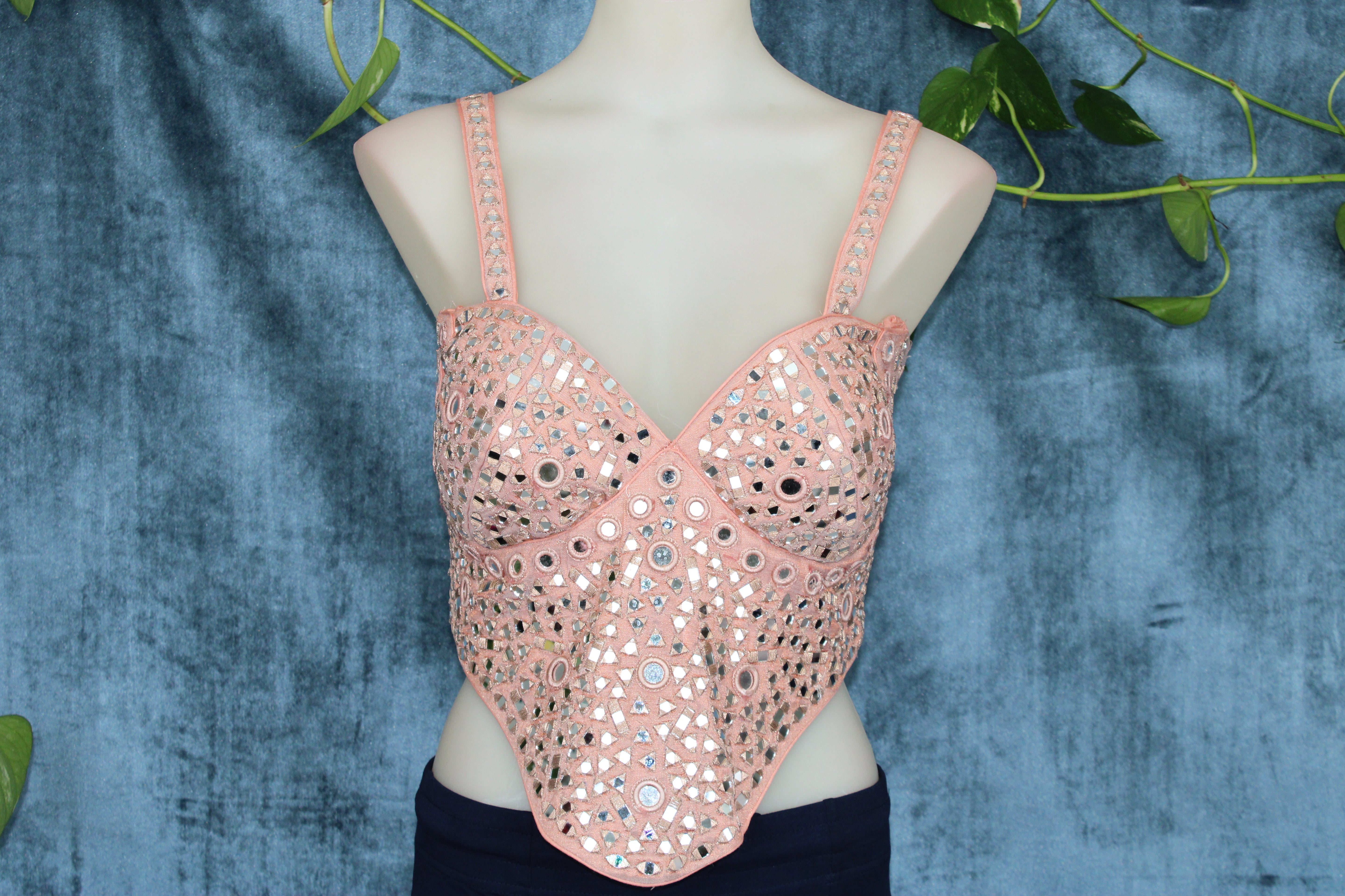 Alpana - Mirror Work Embroidery Blouse