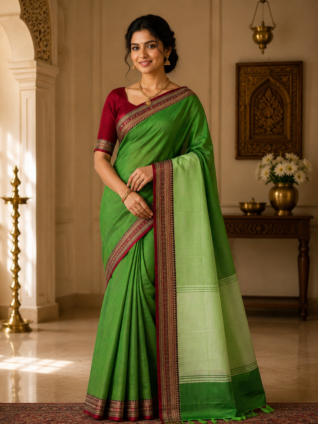 Anudha - Cotton Saree