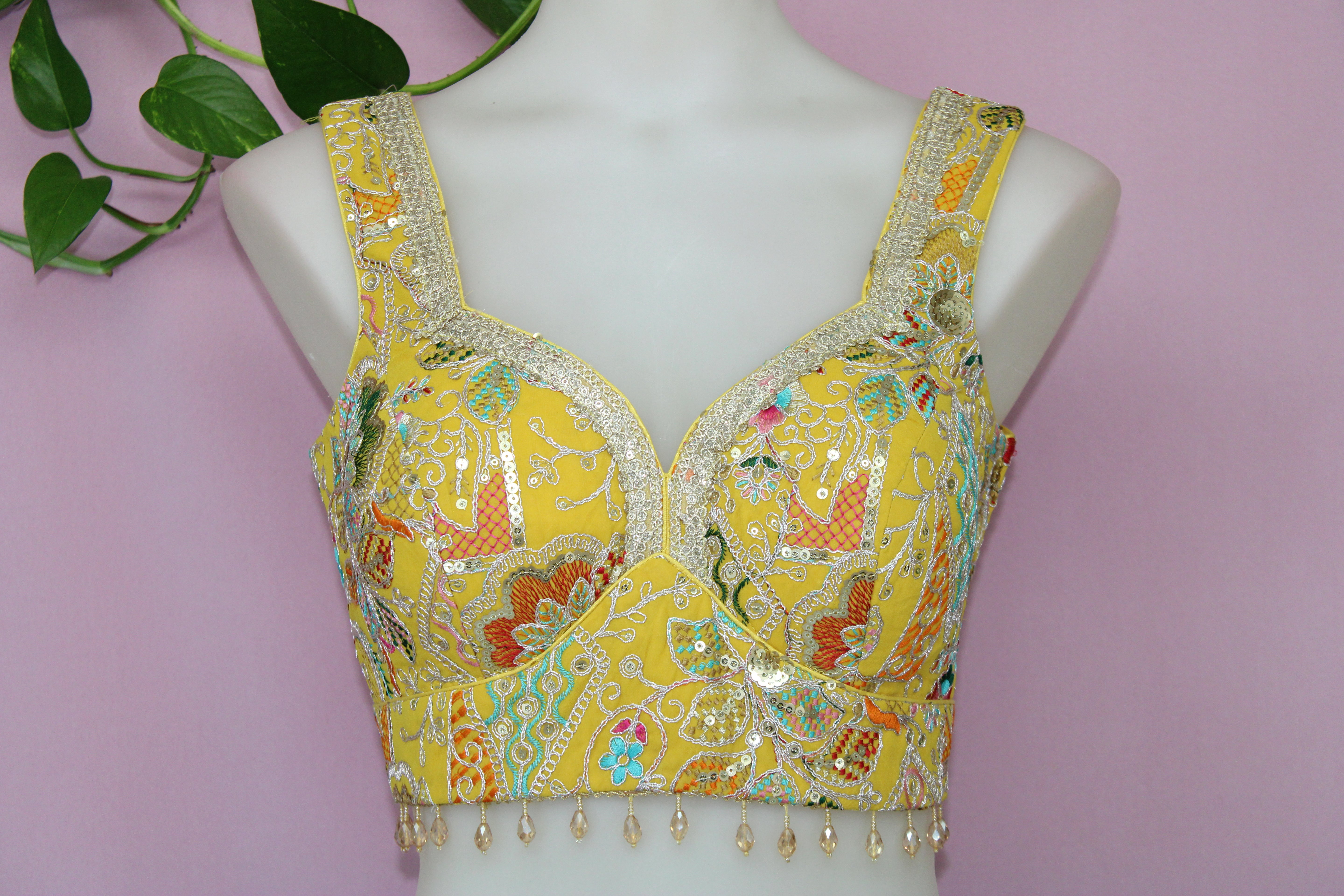 Aura - Georgette Sleeveless Princess Cut Blouse