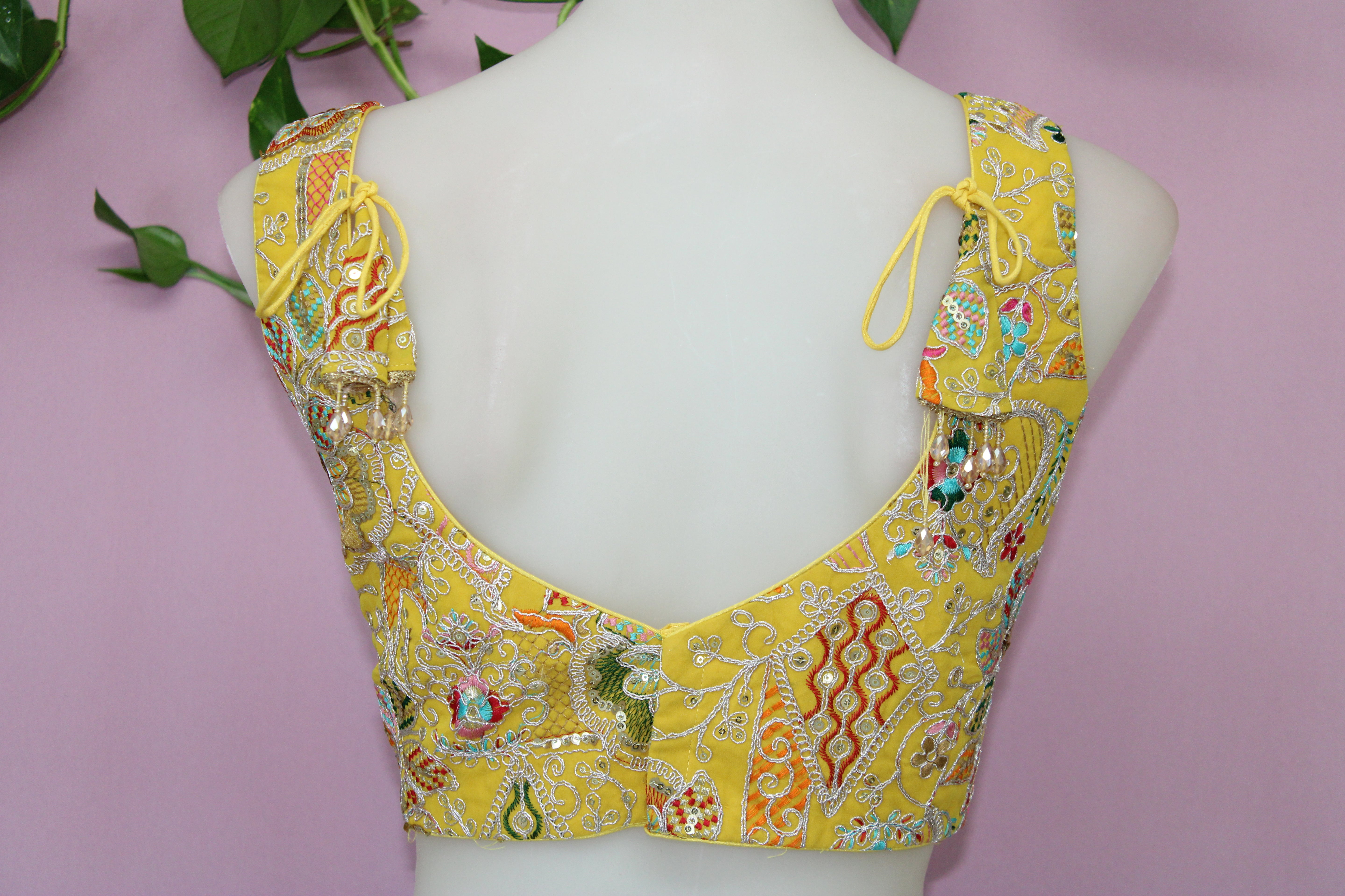 Aura - Georgette Sleeveless Princess Cut Blouse