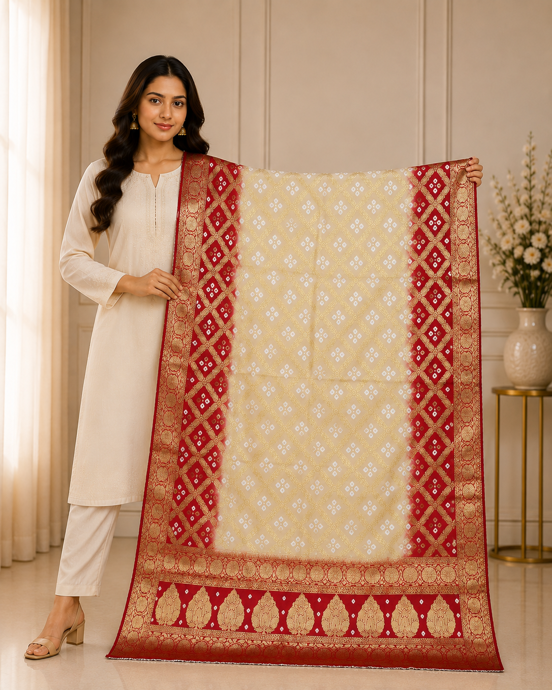 Bhairavi - Silk Dupatta