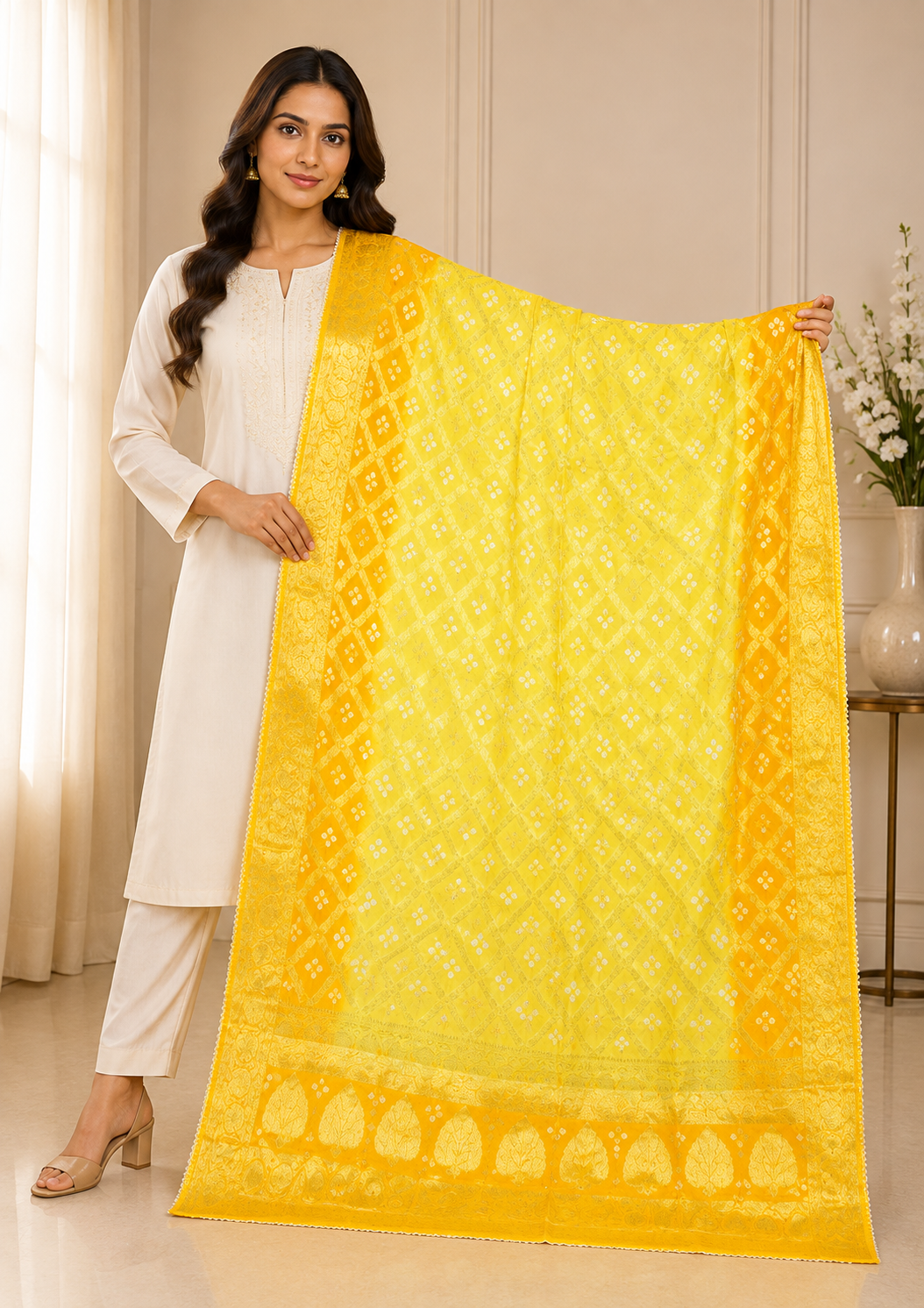 Bhairavi - Silk Dupatta