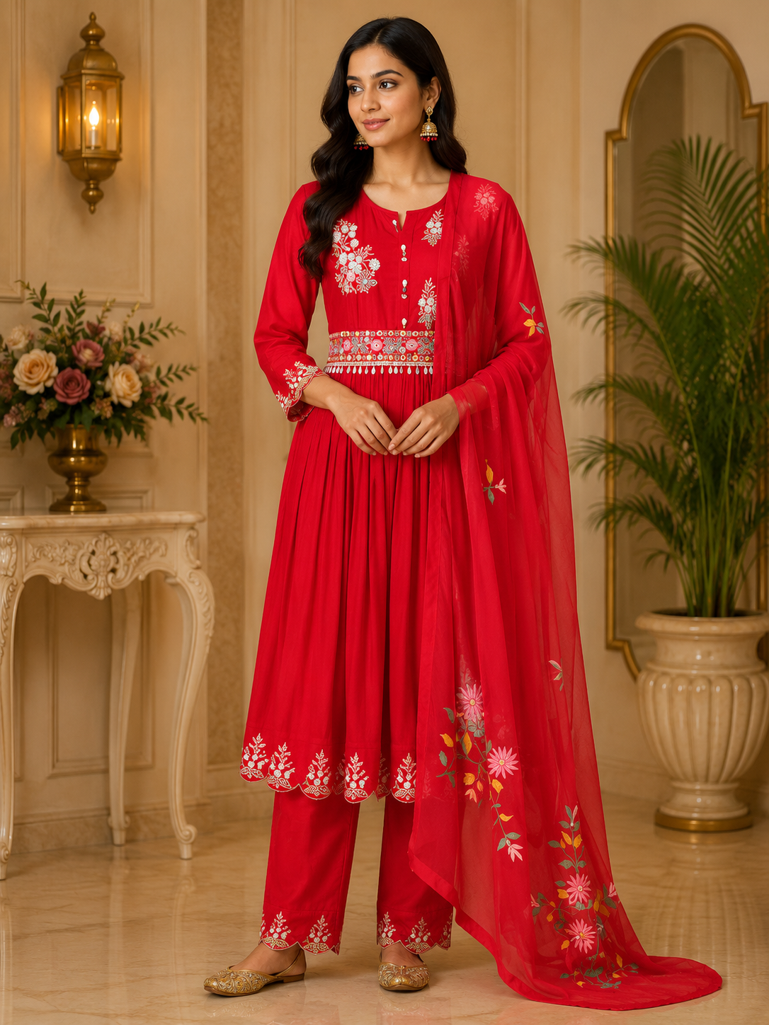 Chanchal - Embroidery Anarkali Suit