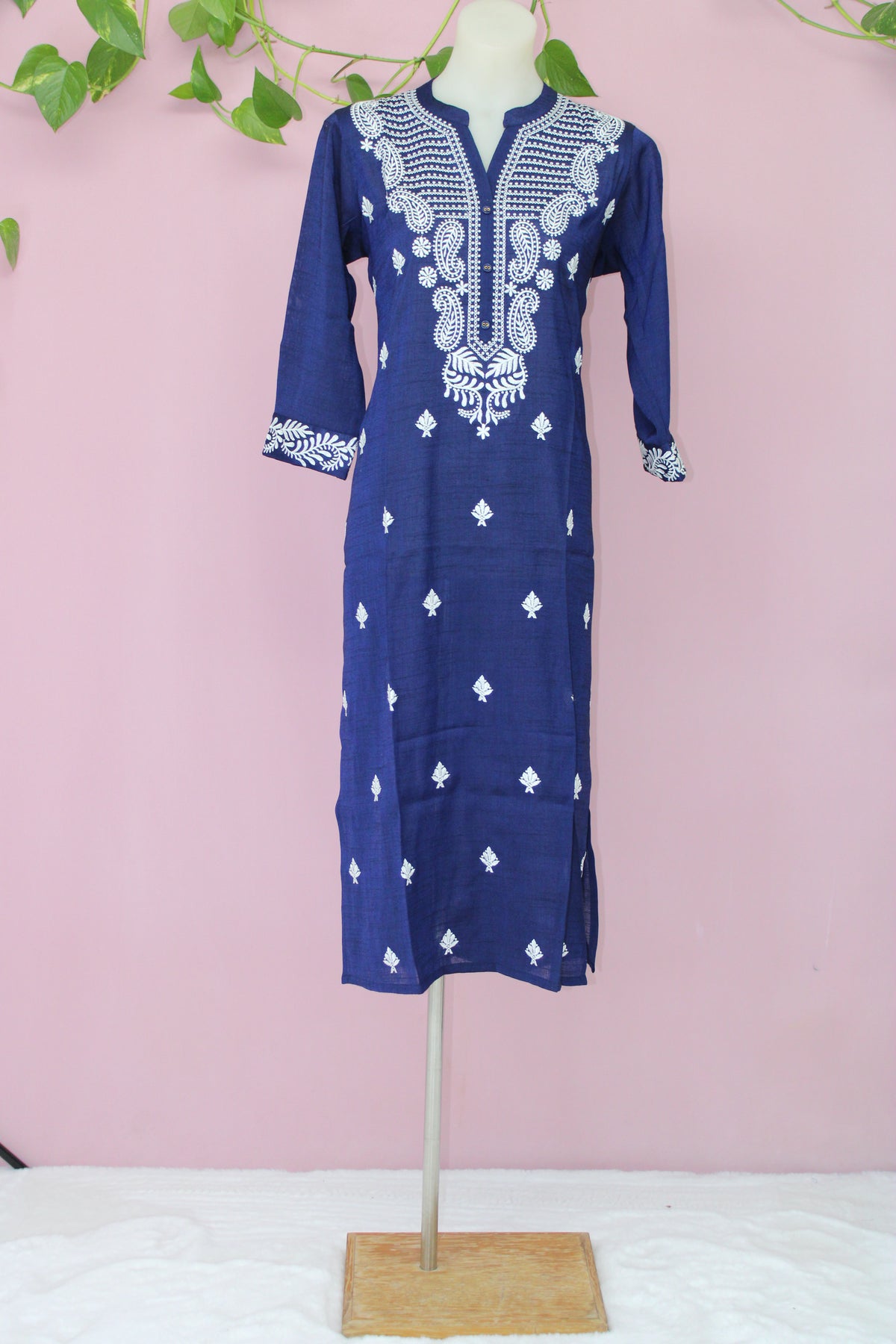 Deepa Store Deepa - Cotton Thread Embroidery Long Kurti – Saaisneh