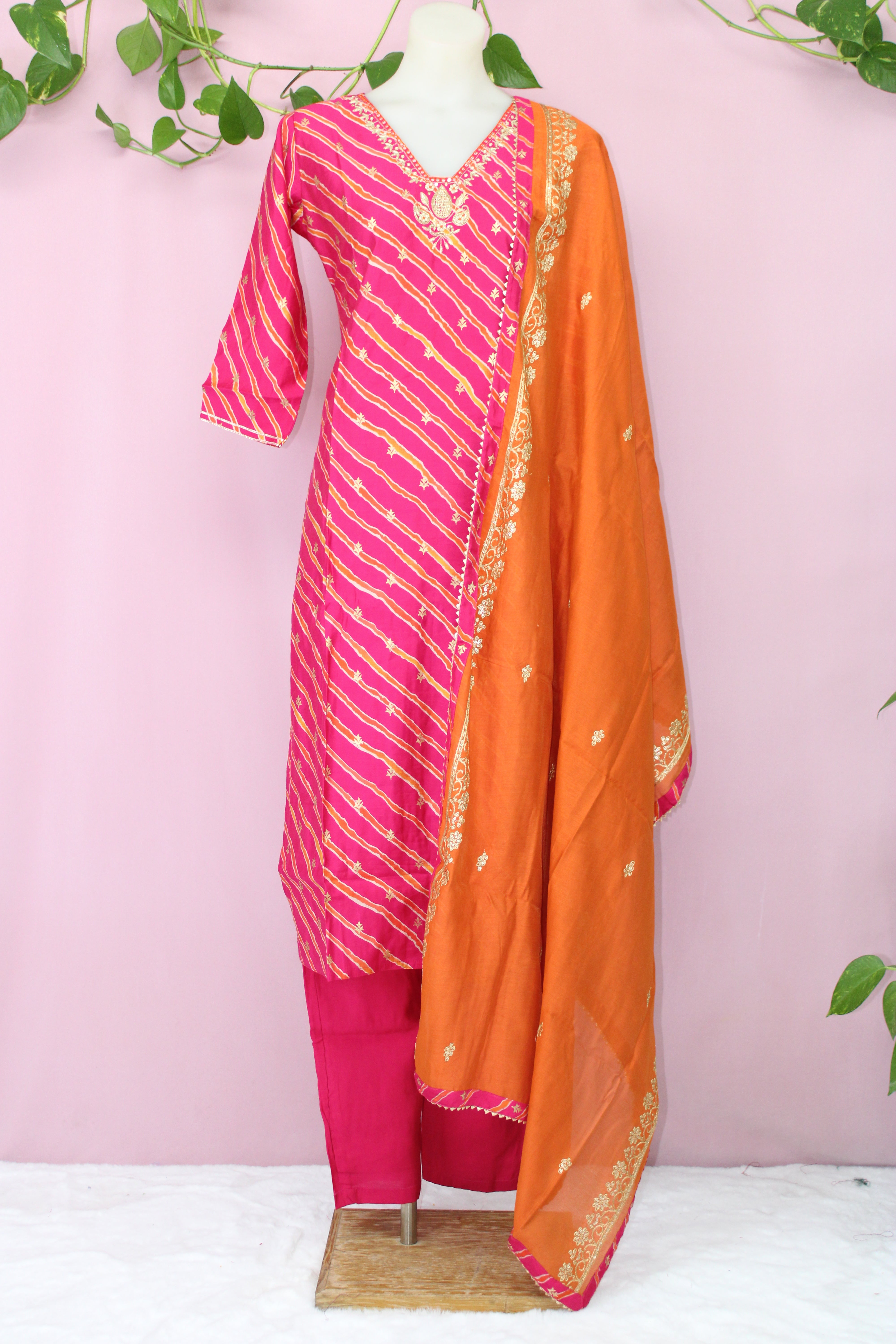 Deepti - Muslin Silk Straight Suit