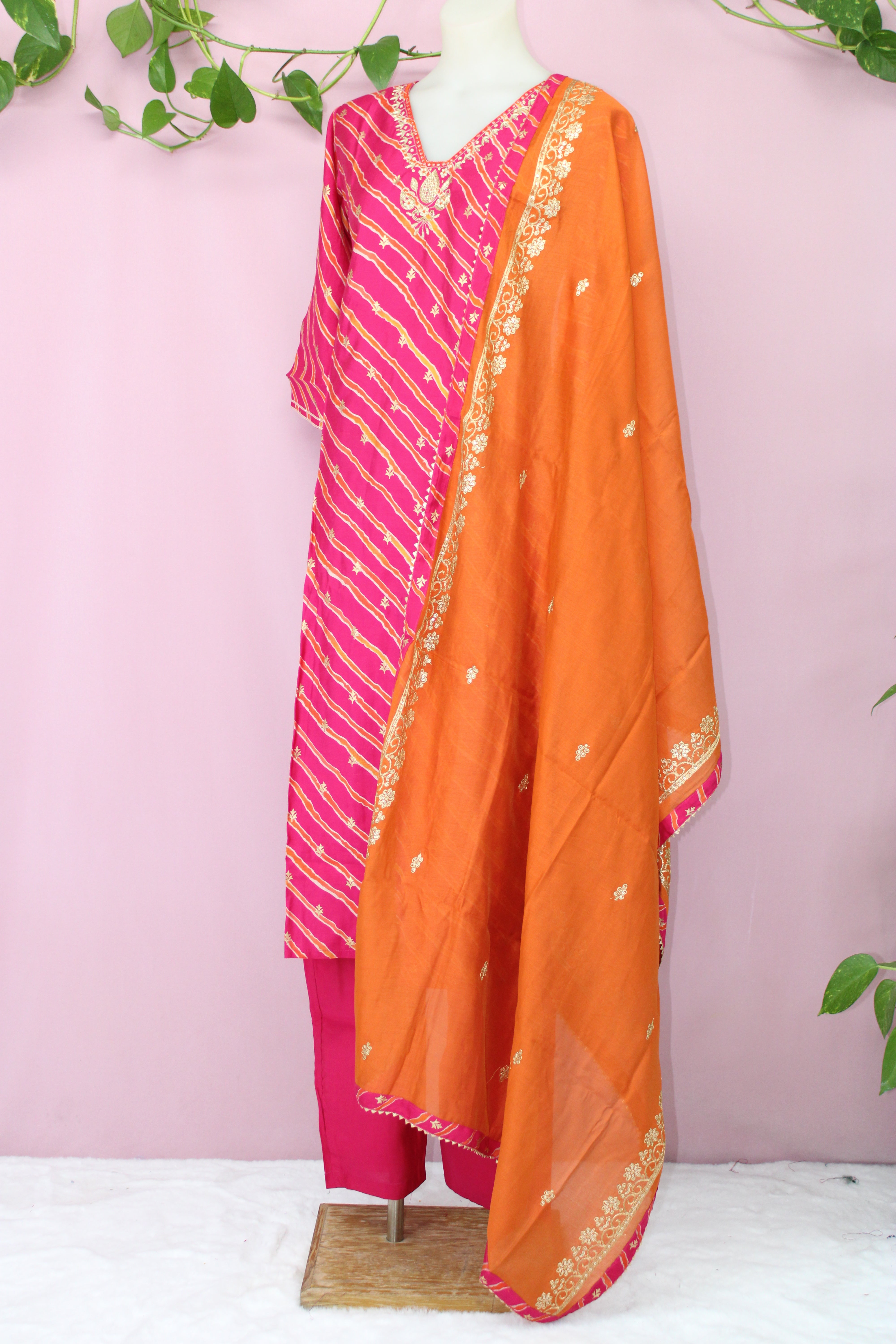 Deepti - Muslin Silk Straight Suit