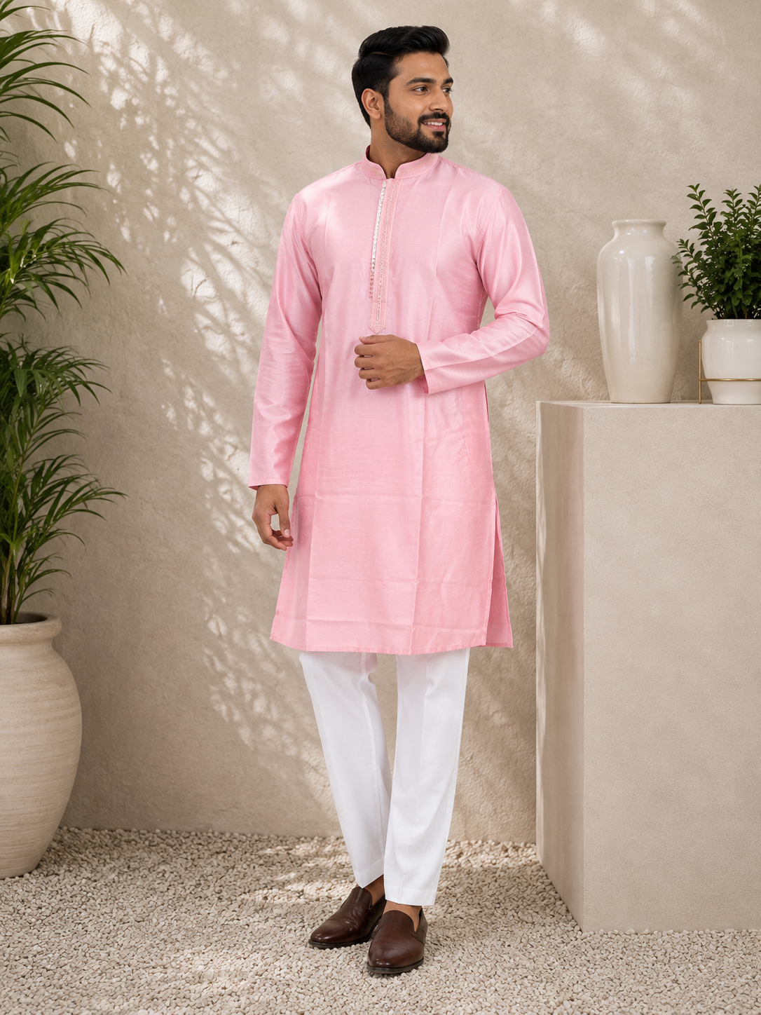 Elan - Soft Silk Kurta Set