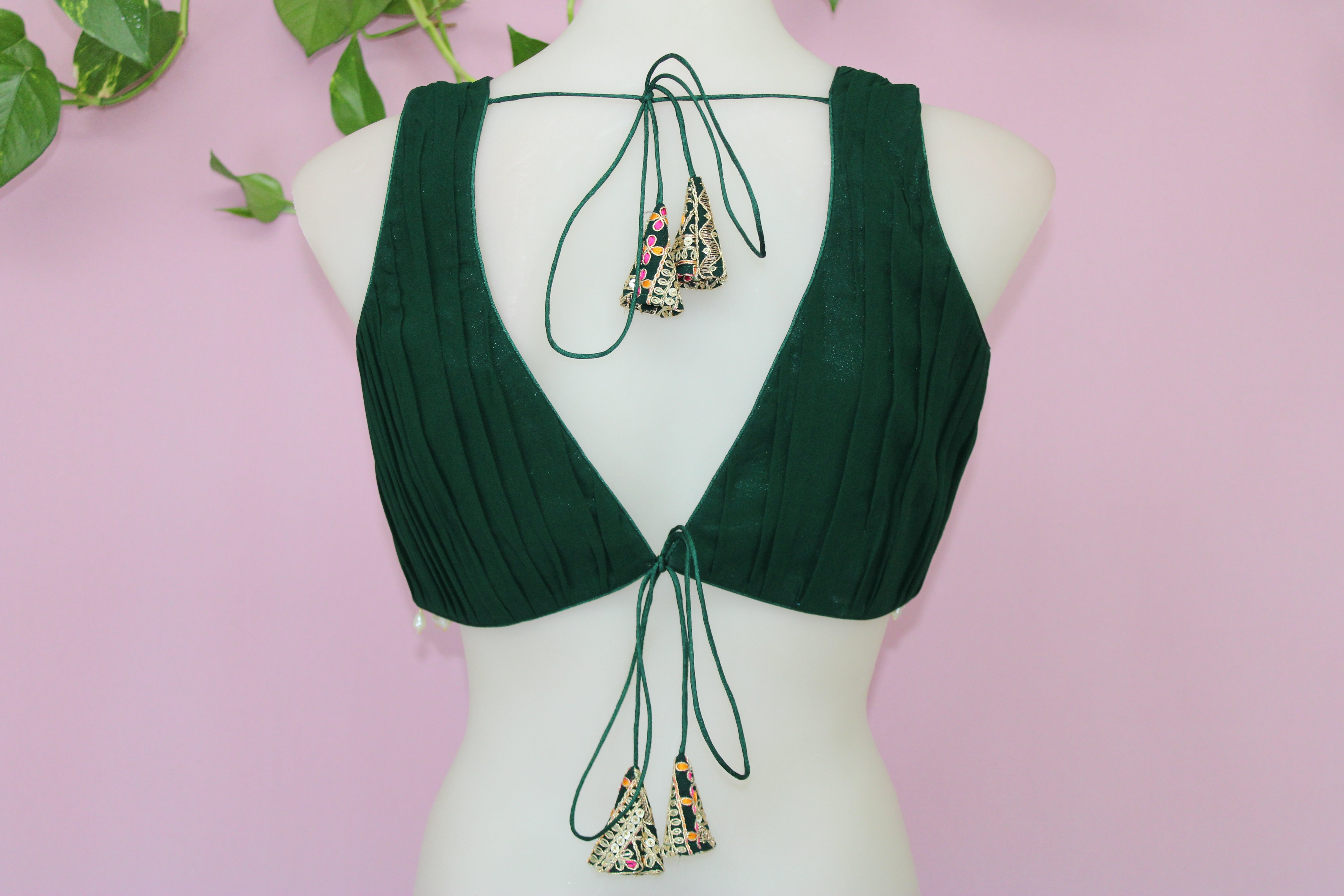 Elsa - Crush Georgette Sleeveless Princess Cut Blouse