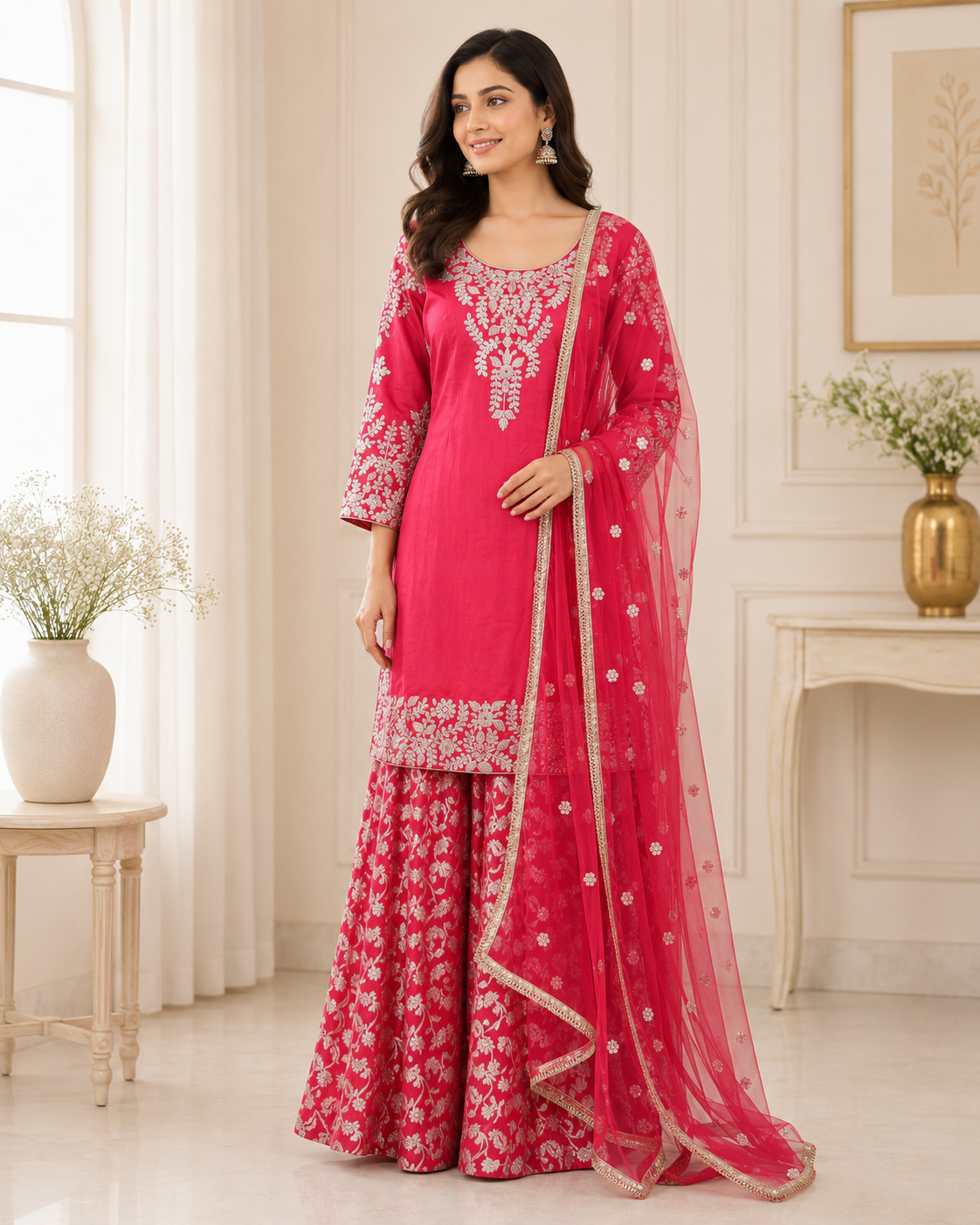 Fazana - Georgette Plazo Set