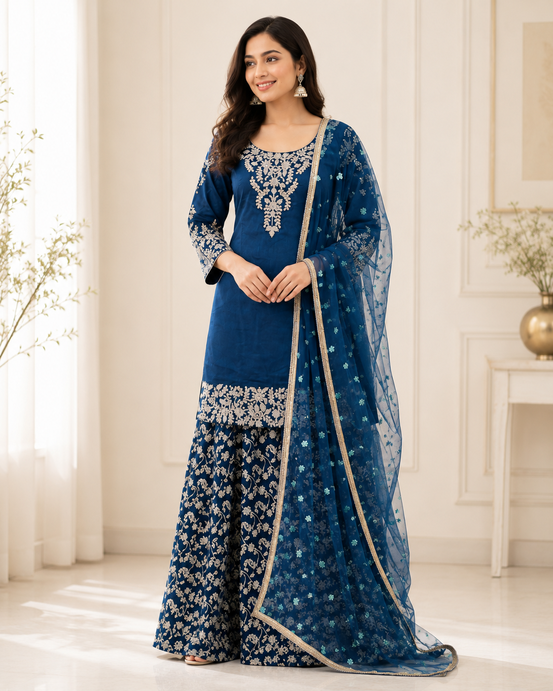 Fazana - Georgette Plazo Set
