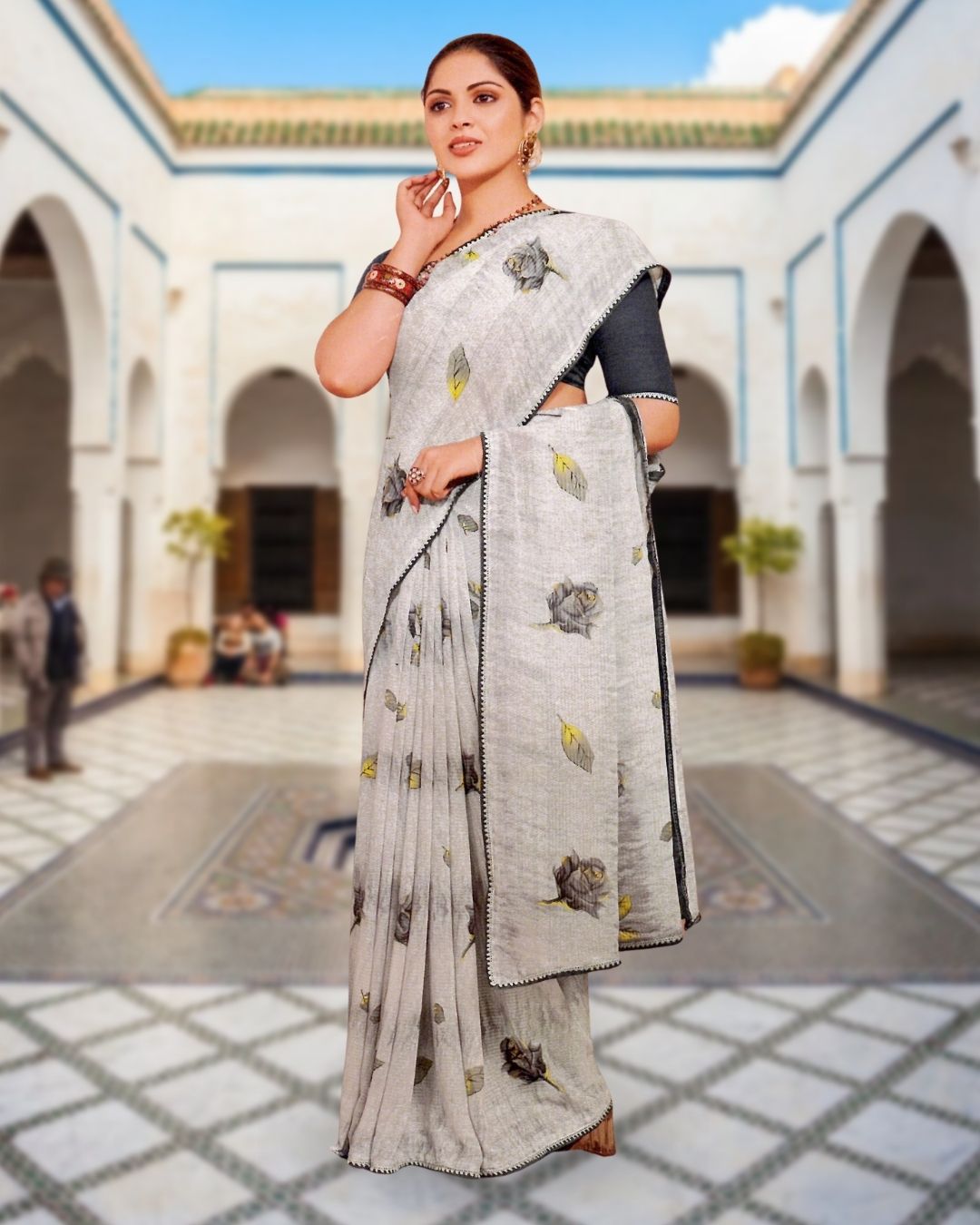 Florina - Printed Saree