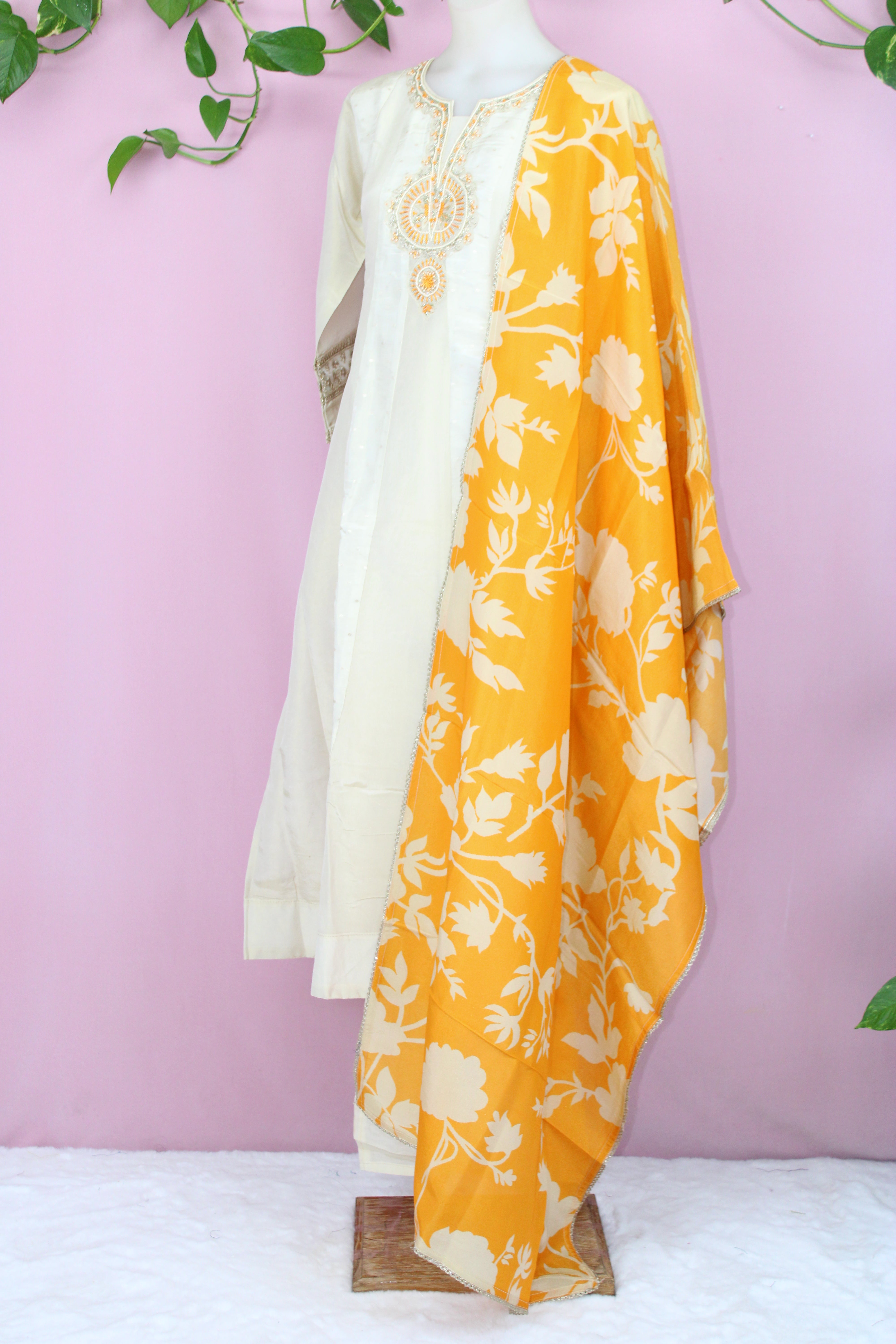 Harsha - Soft Tissue Anarkali Suit