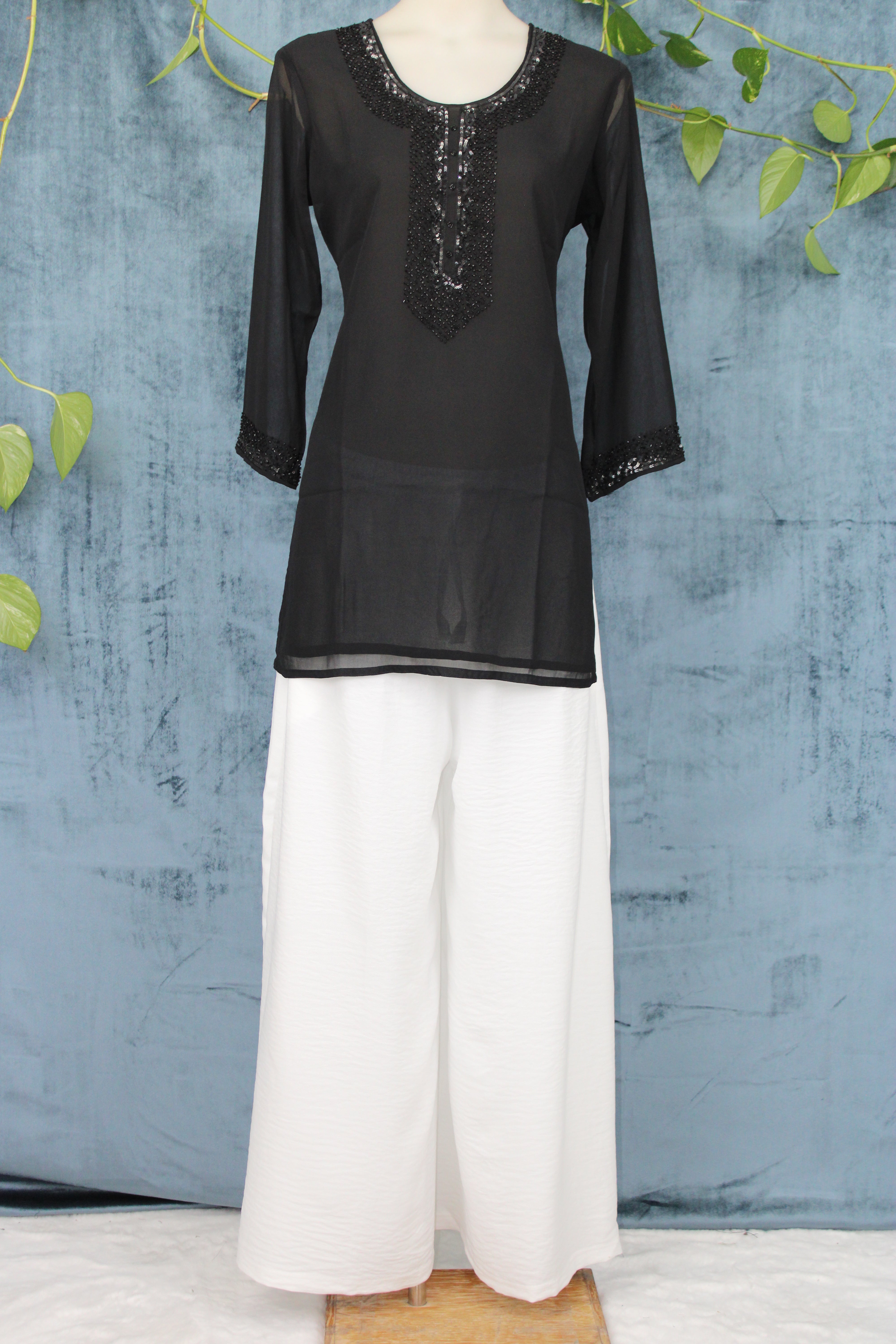 Heba - Georgette Short Kurti