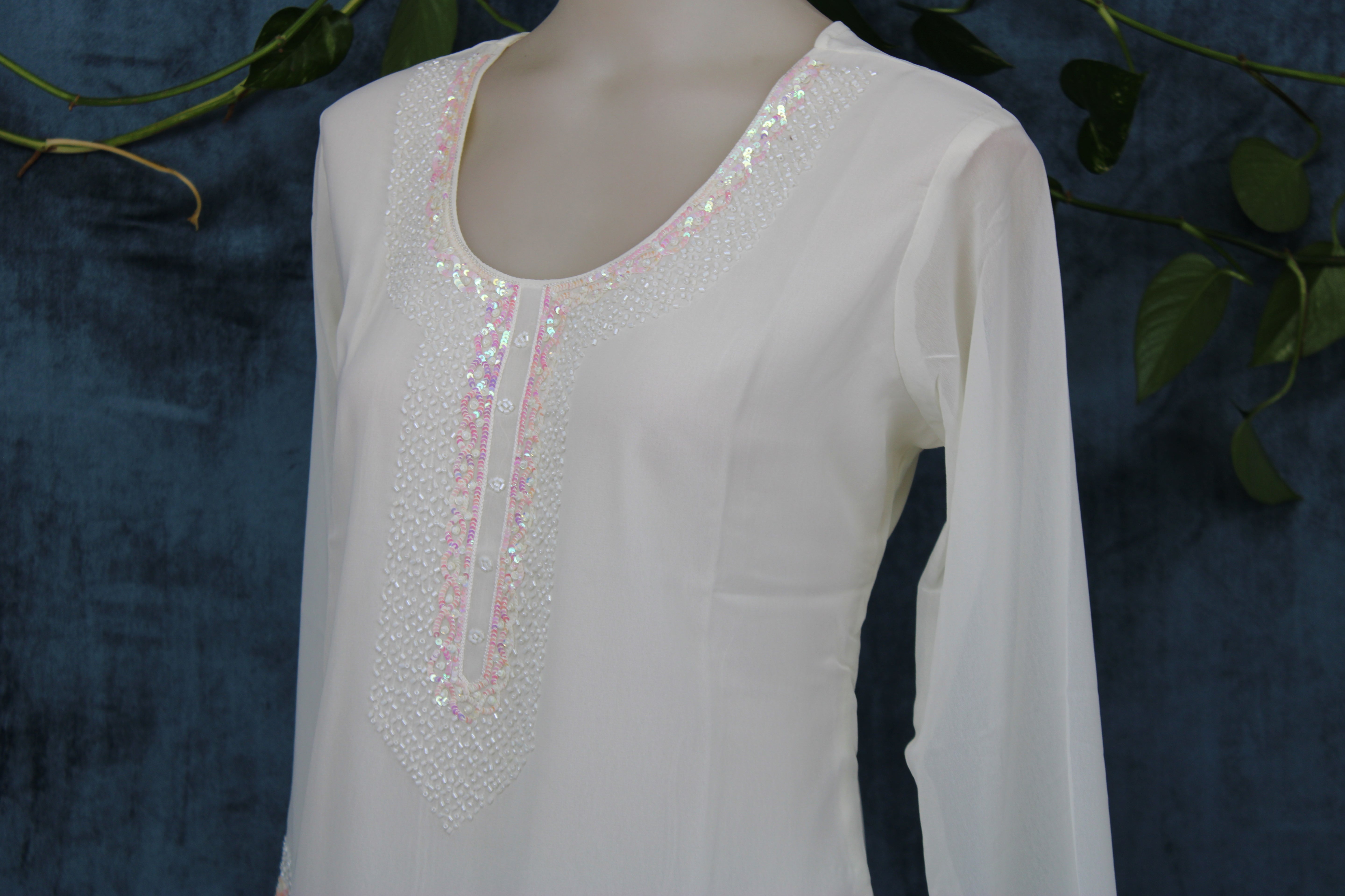 Heba - Georgette Short Kurti