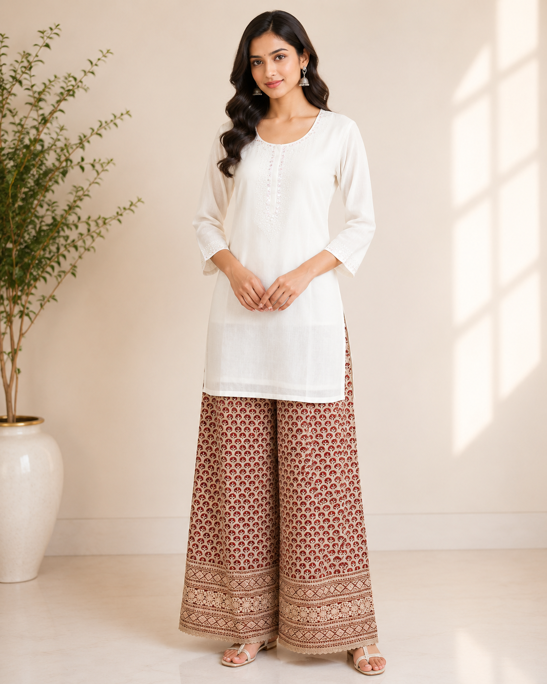 Heba - Georgette Short Kurti
