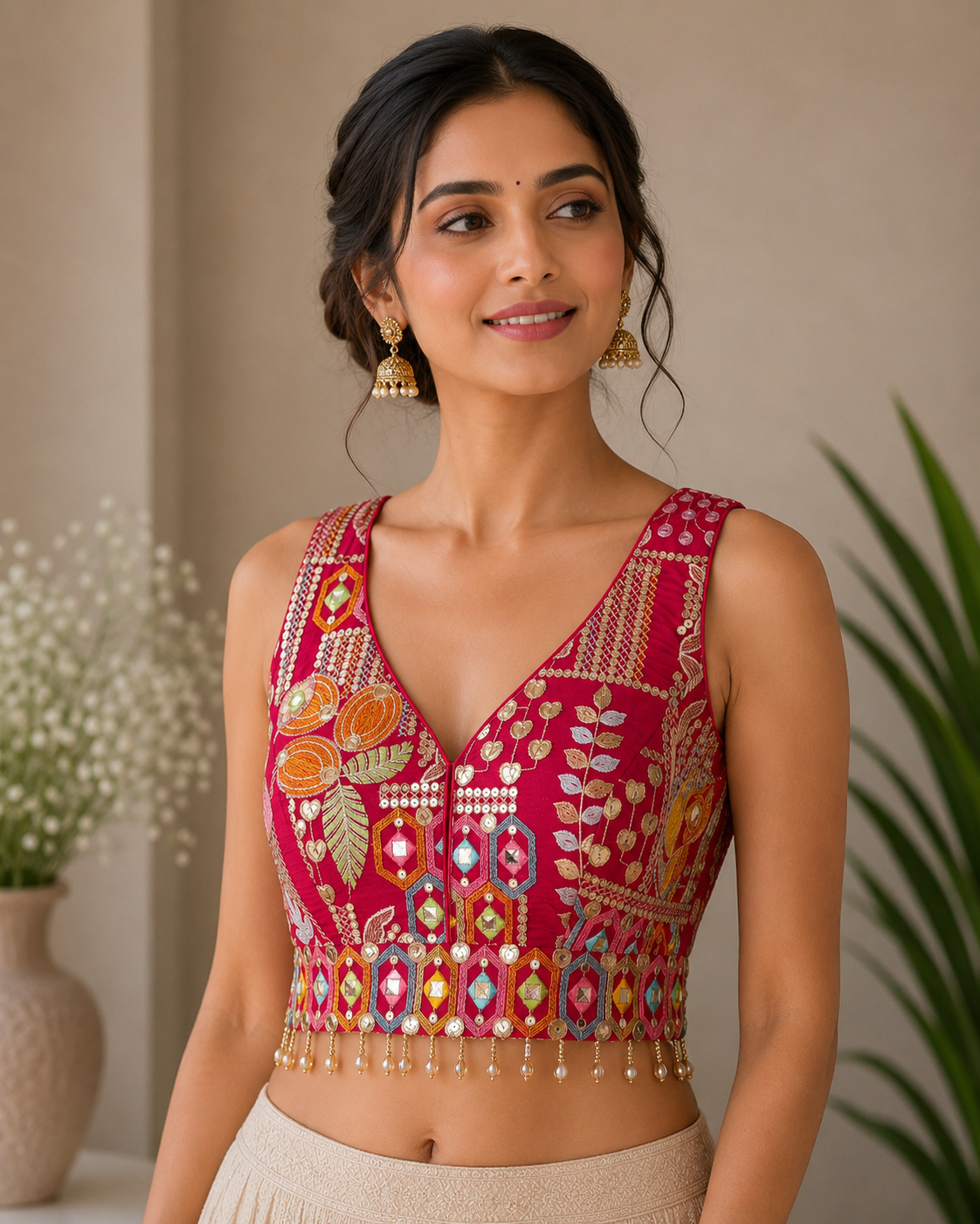 Ira - Embroidered Blouse