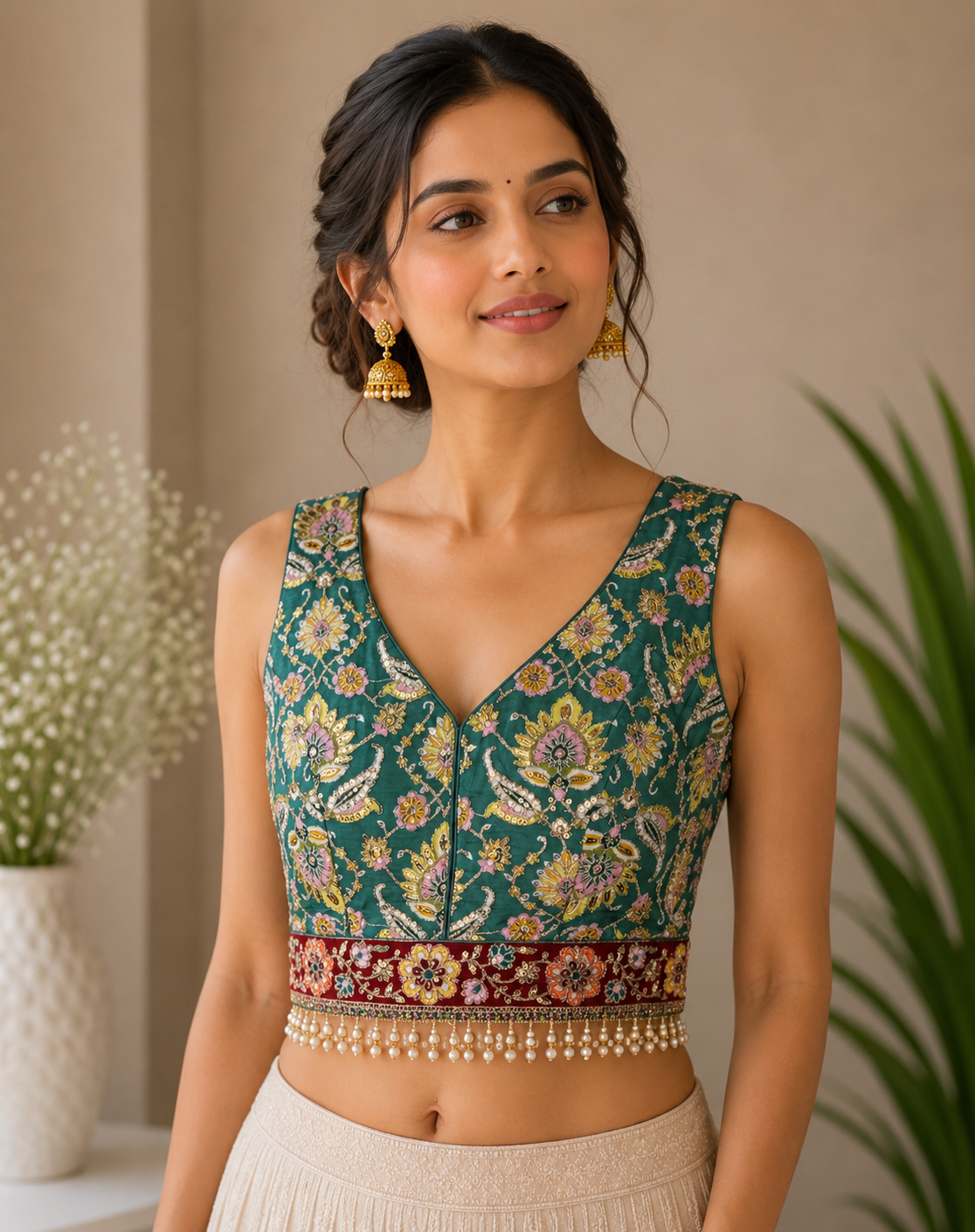 Ira - Embroidered Blouse