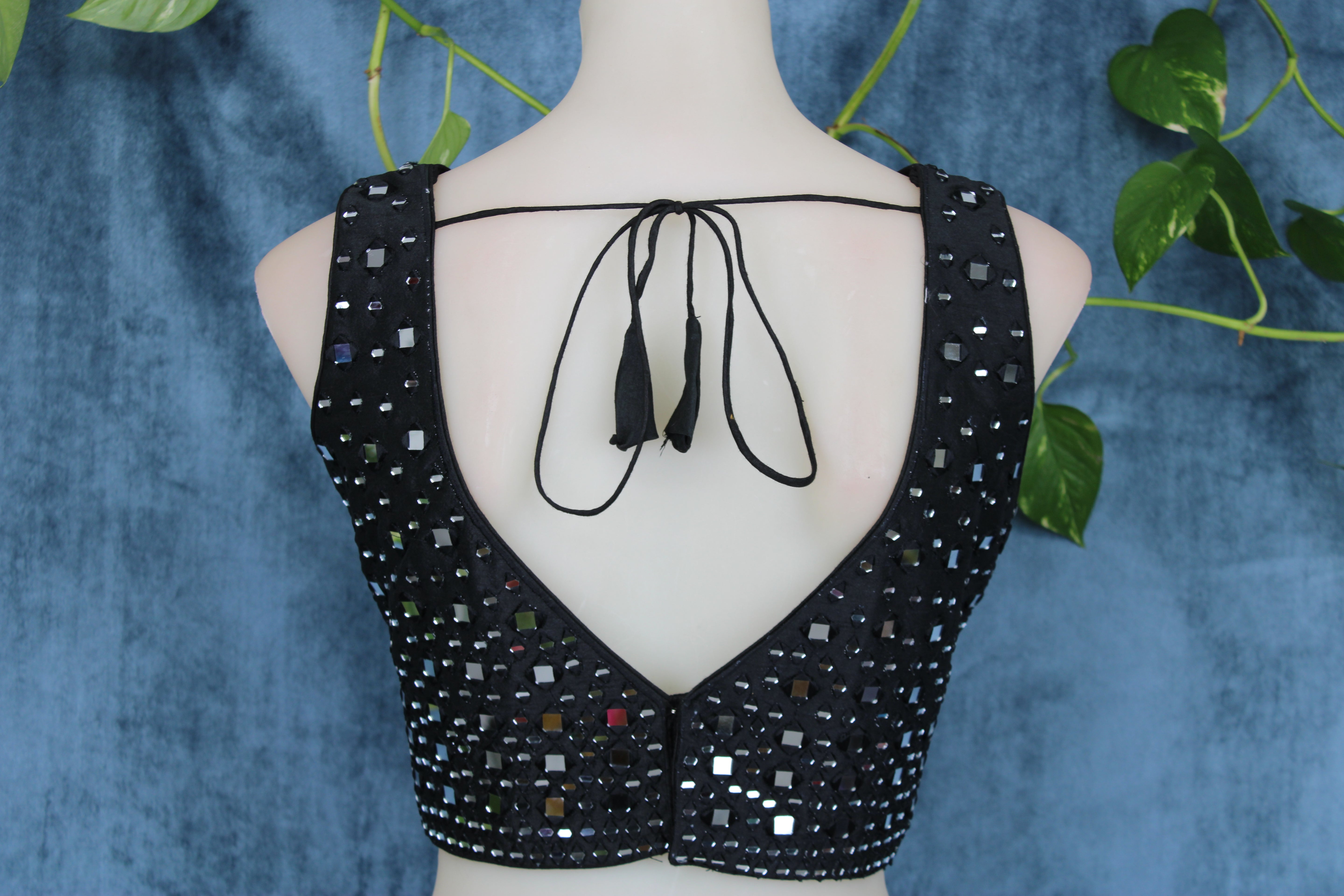 Isha - Mirror Work Embroidery Blouse