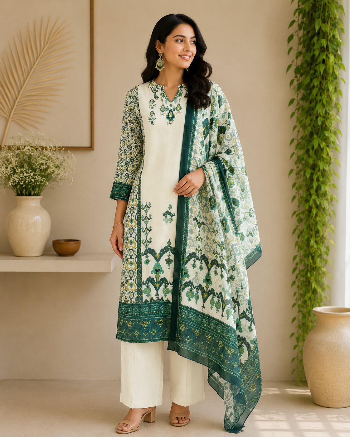 Janvi - Straight Suit