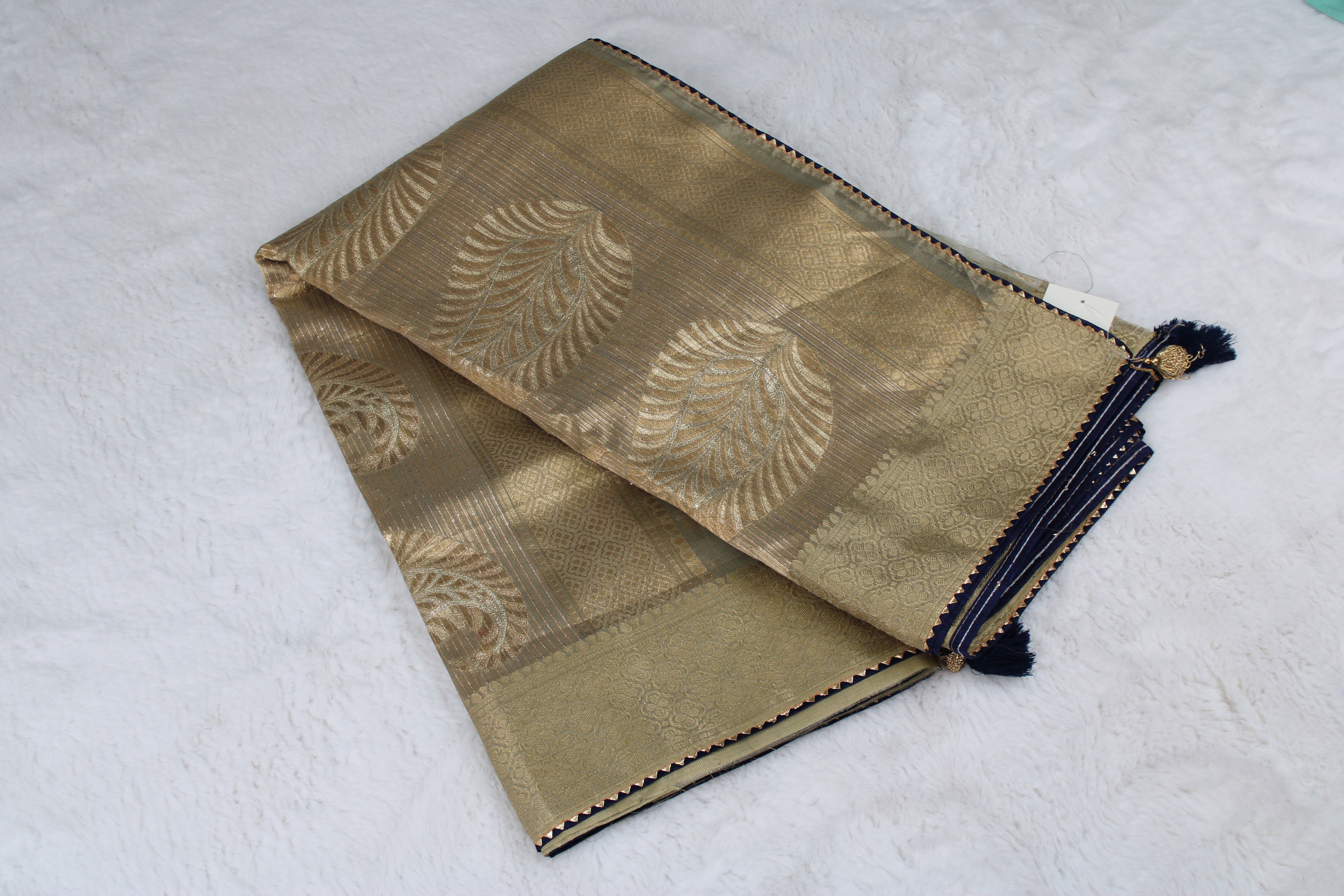 Jasleen - Tissue Embroidery Saree