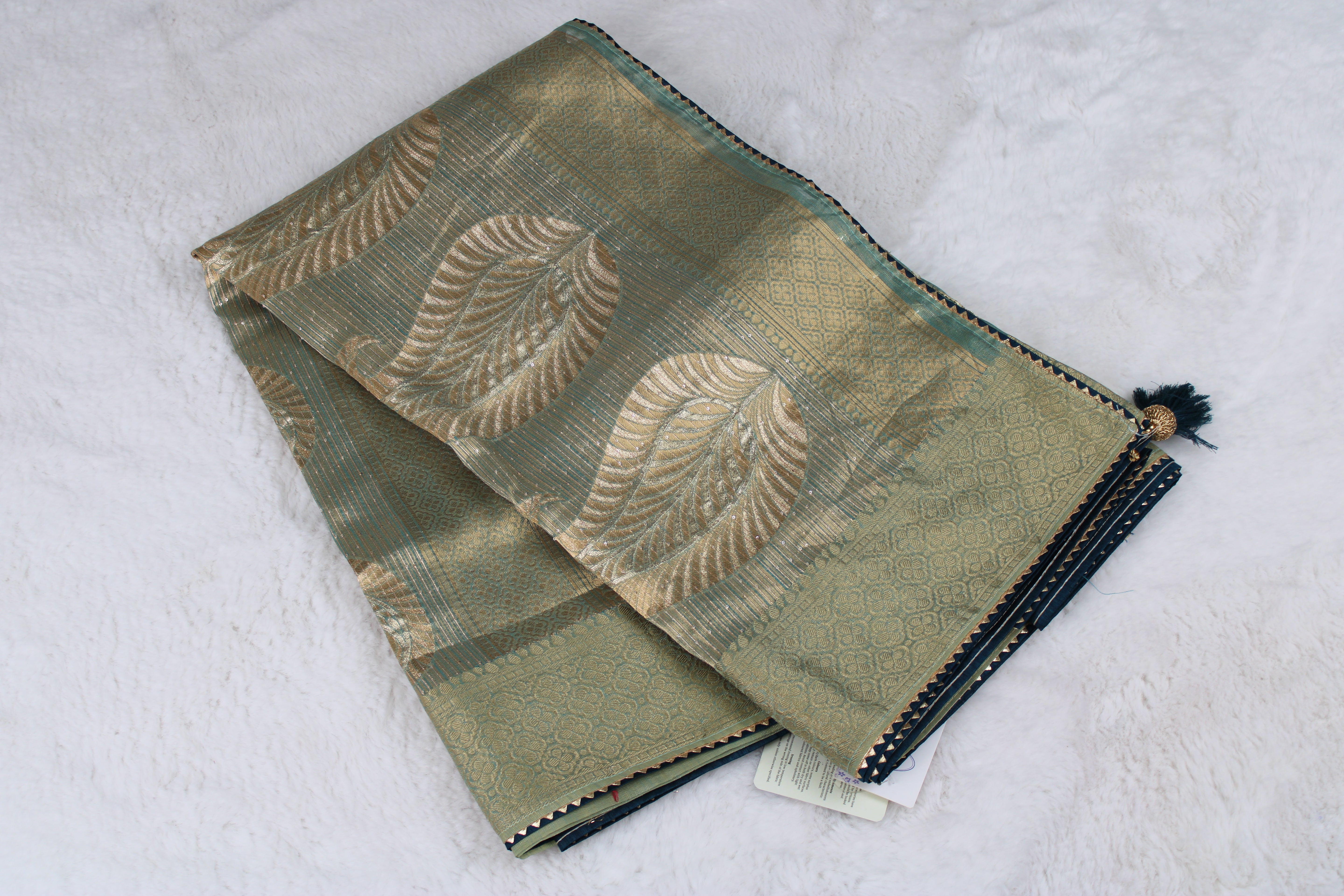 Jasleen - Tissue Embroidery Saree