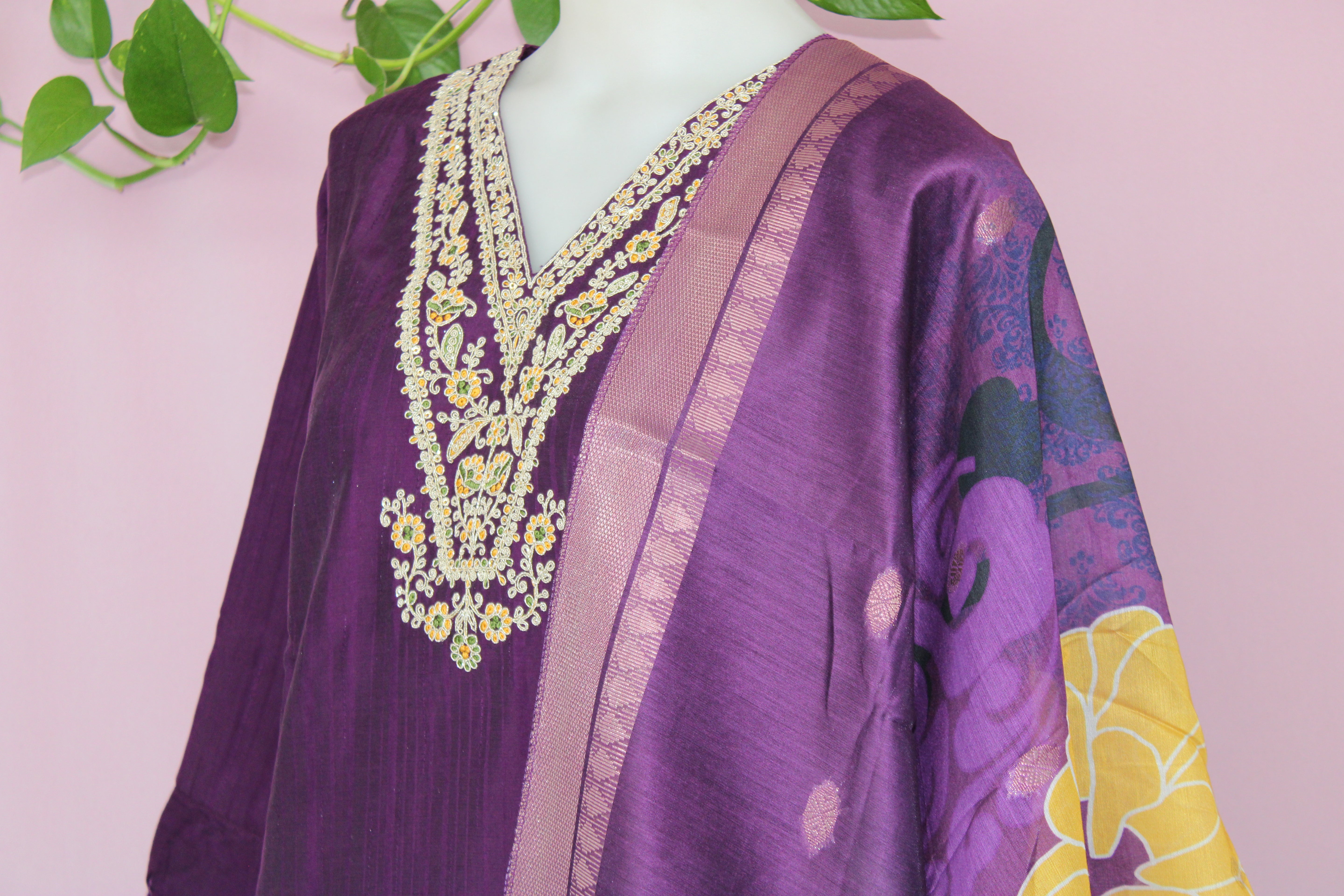 Jiya - Muslin Fabric Straight Suit