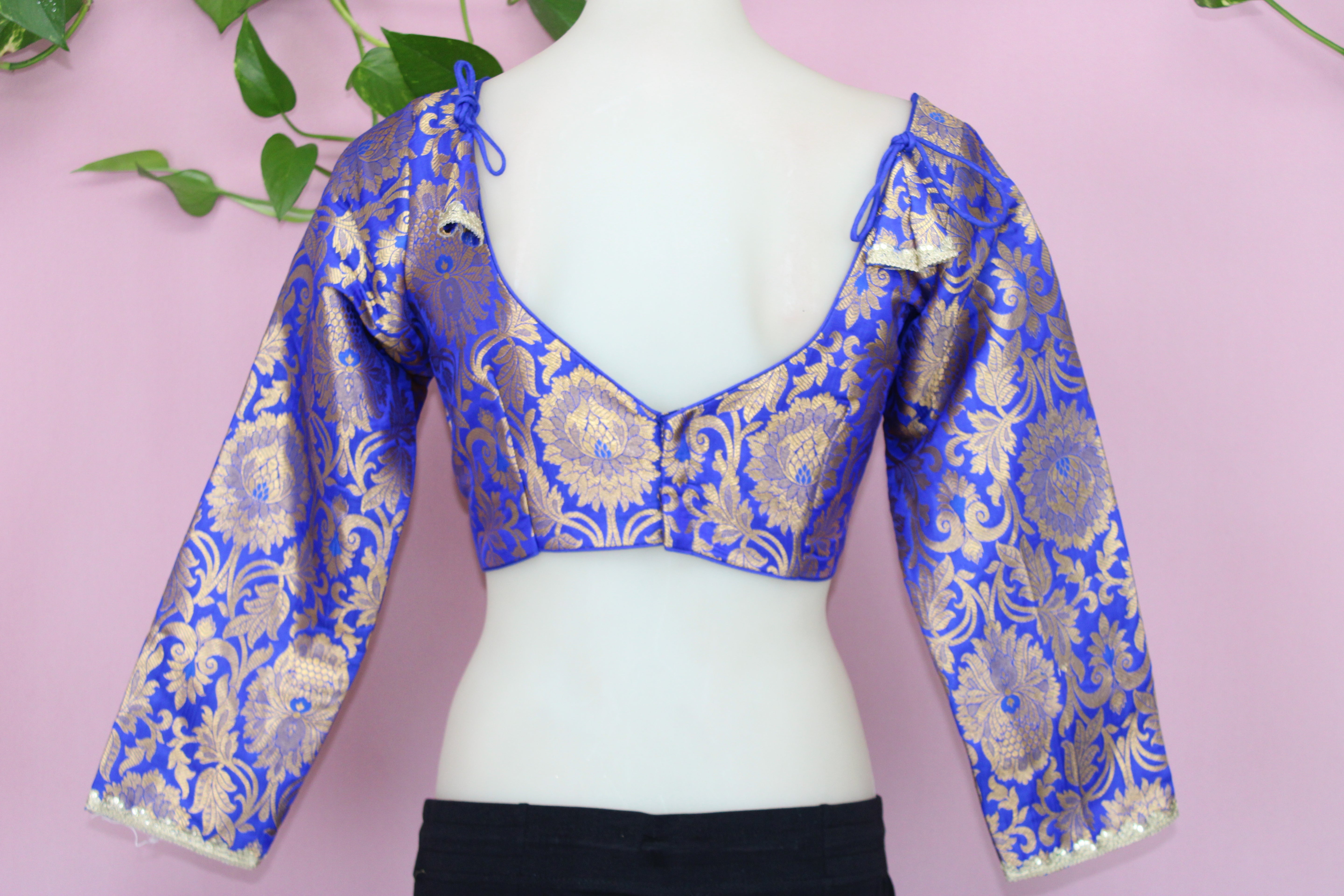 Kaira - Banarasi Silk Brocade Full Sleeves Padded Sabyasachi Style Blouse