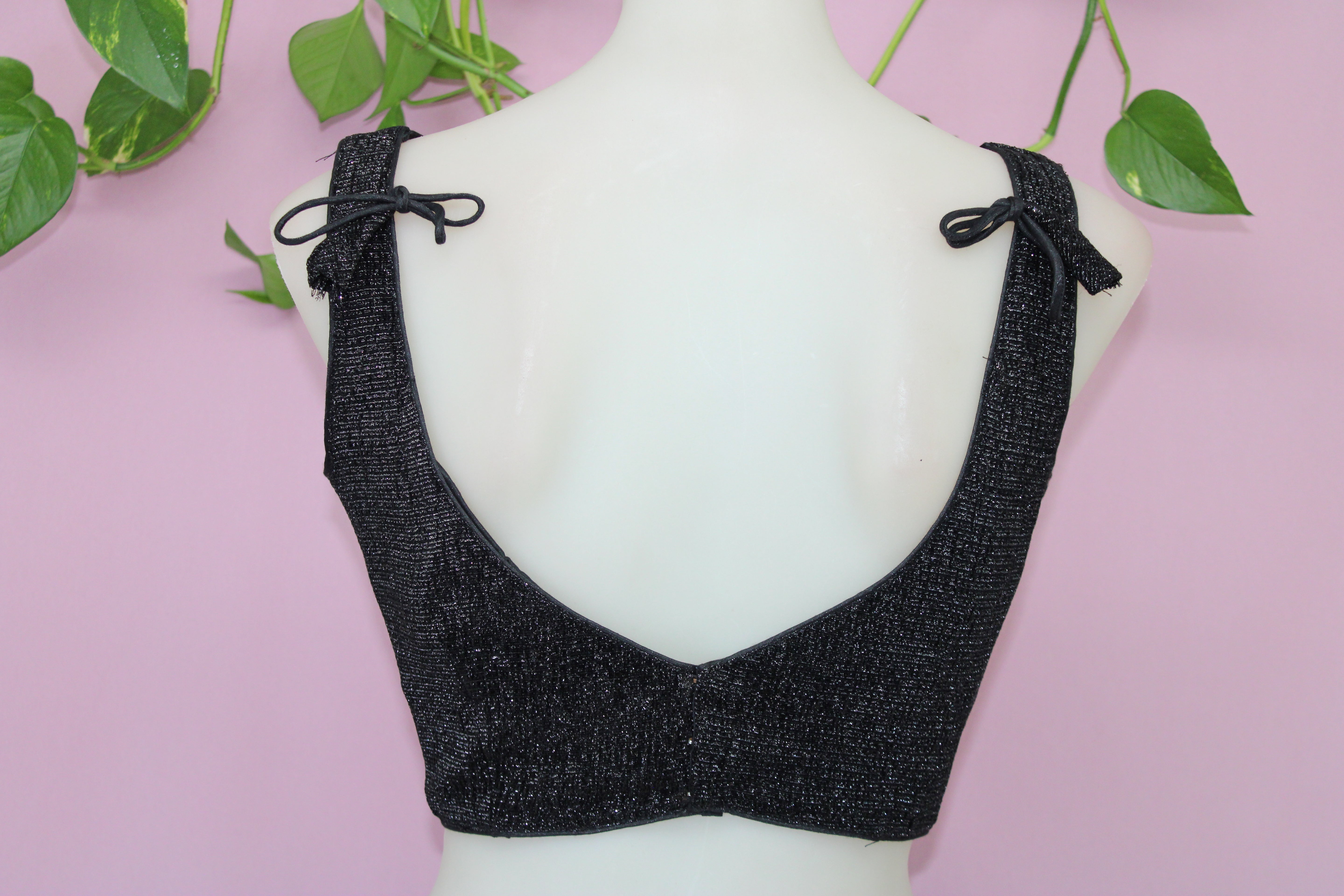 Kantay - Lurex Sleeveless Princess Cut Blouse