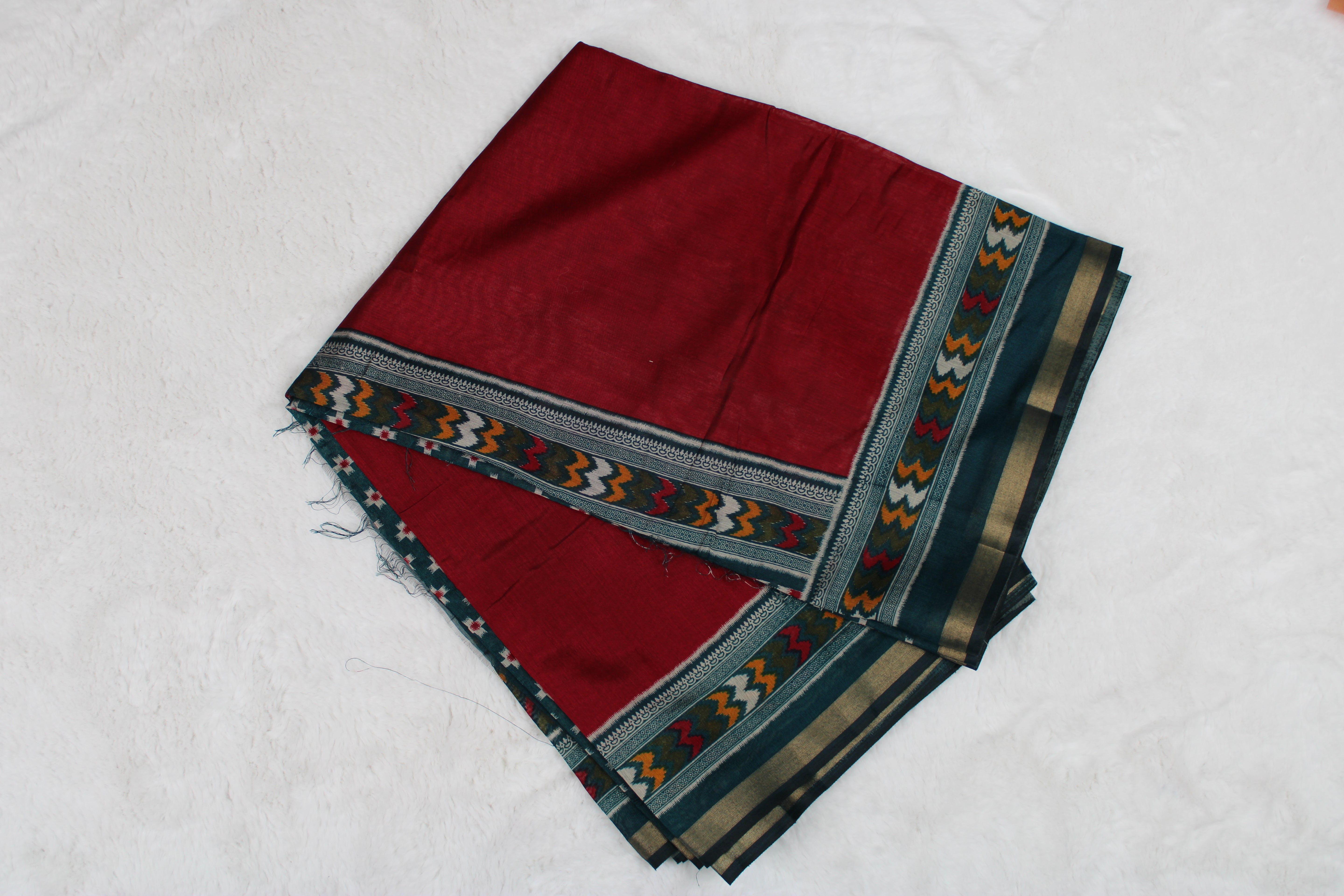 Karuna - Silk Printed Saree