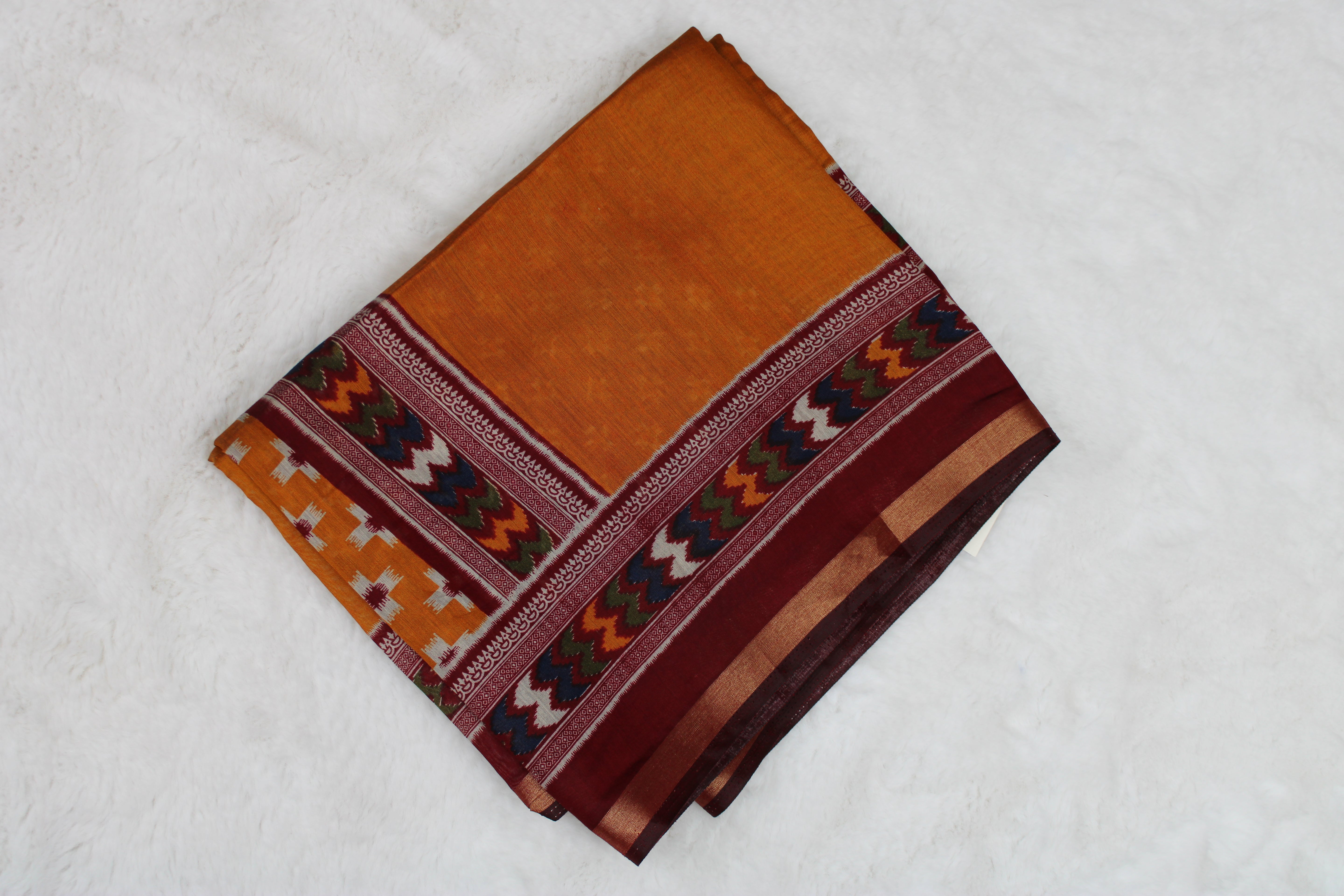 Karuna - Silk Printed Saree