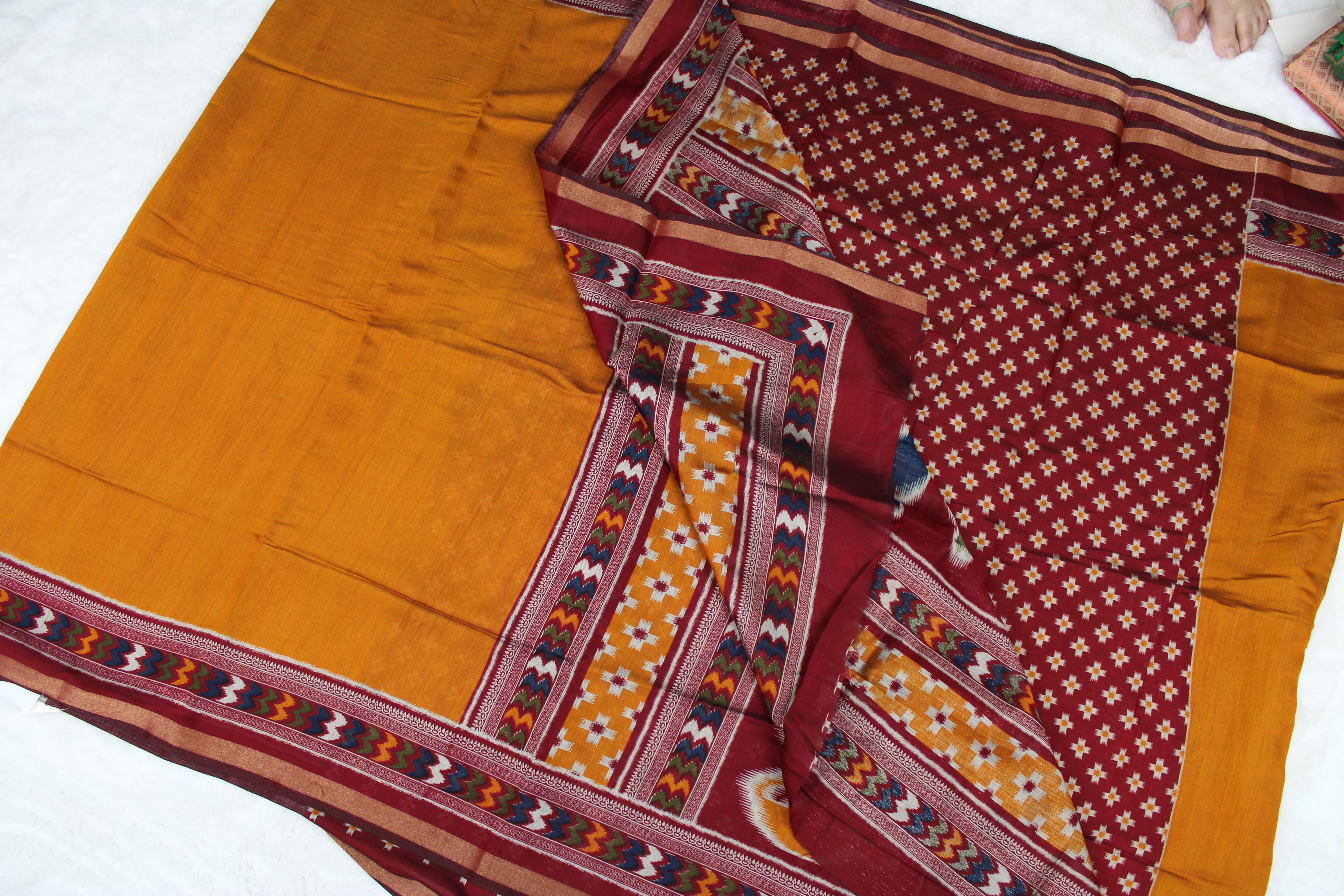 Karuna - Silk Printed Saree